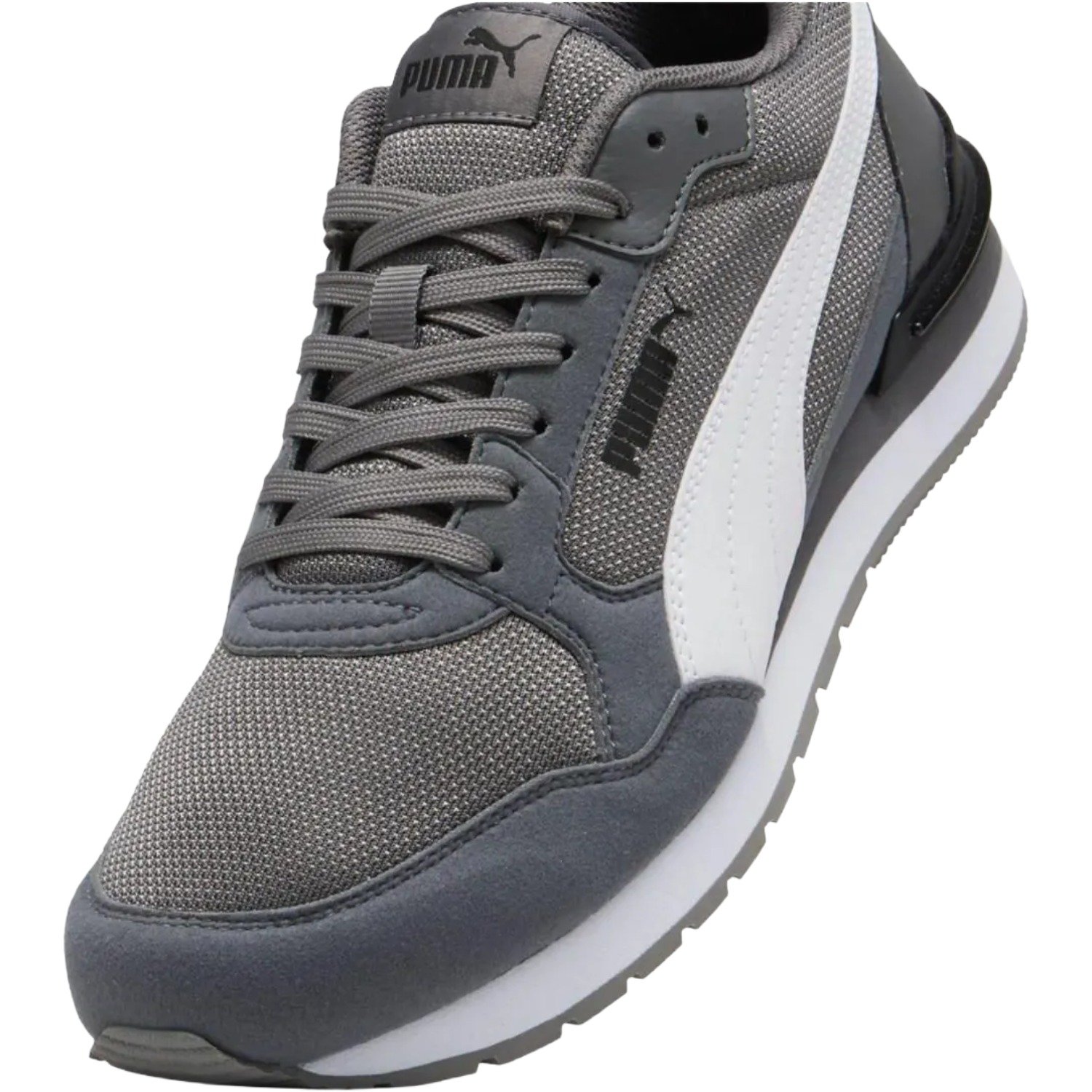 Tênis Puma ST Runner V4 Mesh Masculino Cinza/Branco 3