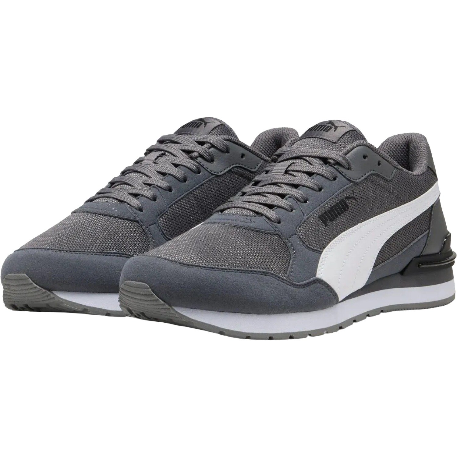 Tênis Puma ST Runner V4 Mesh Masculino Cinza/Branco 5