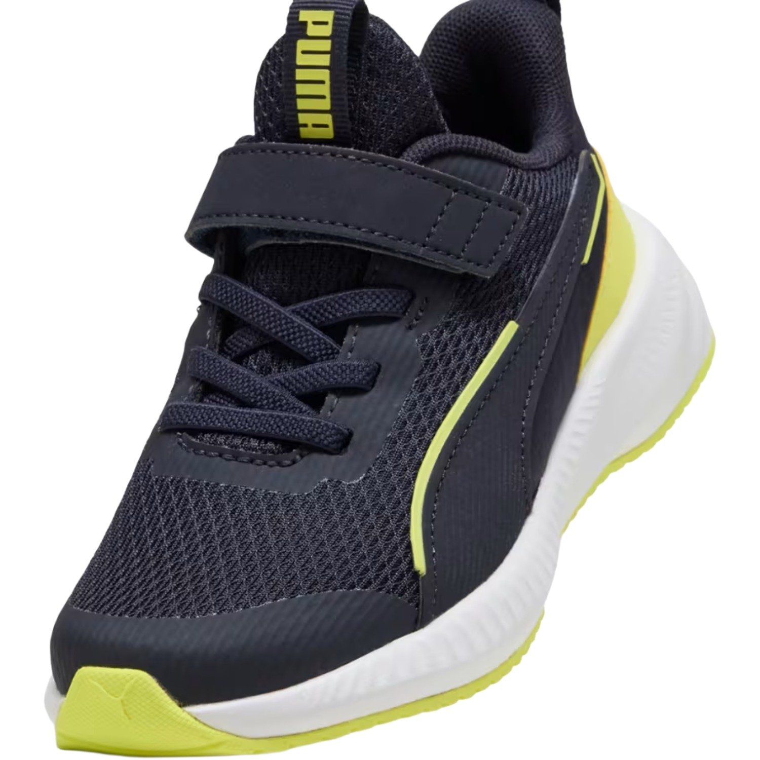 Tênis Puma Fyler Running 3 Infantil Preto/Amarelo 3
