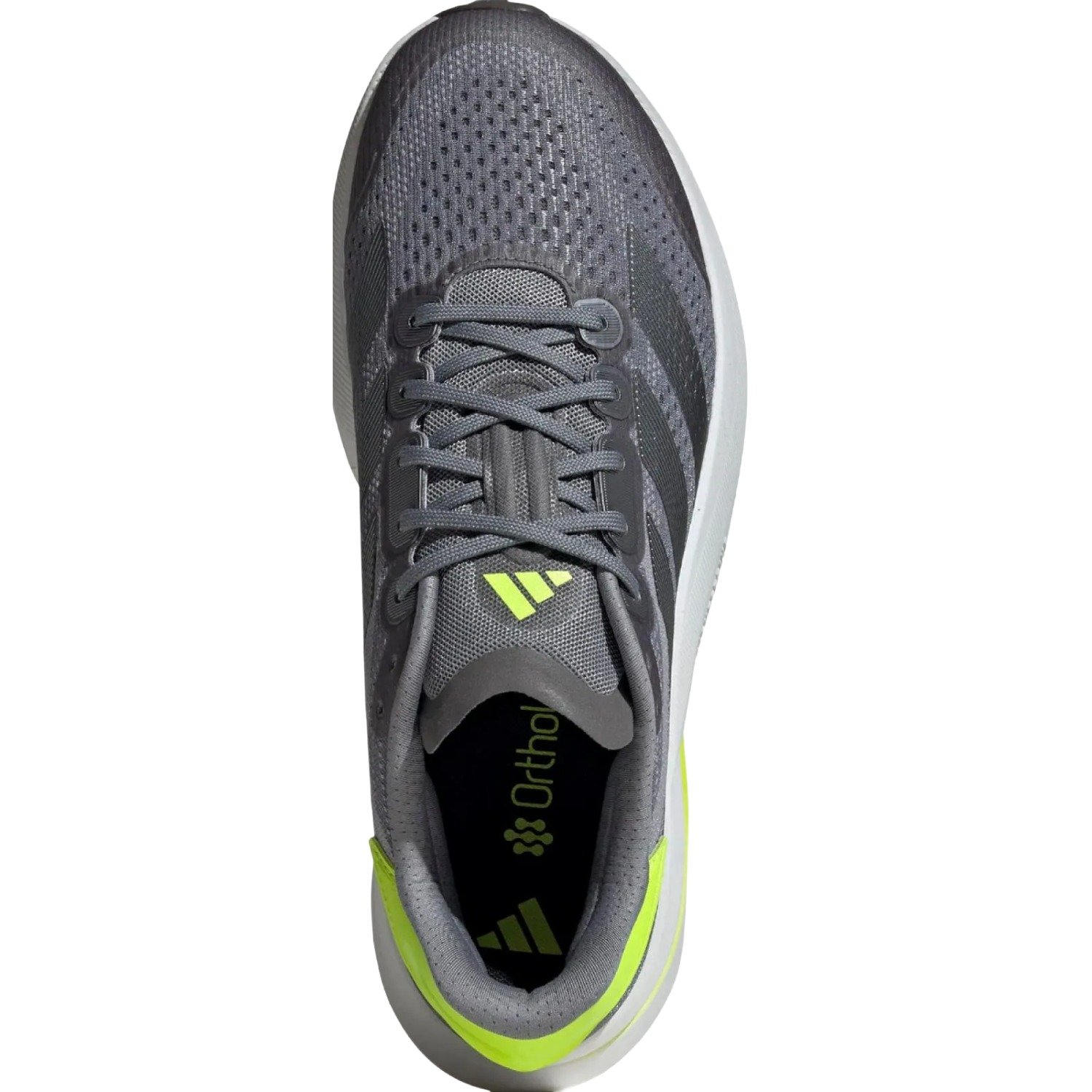 Tênis Adidas Duramo Speed 2 Masculino Cinza/Amarelo 4