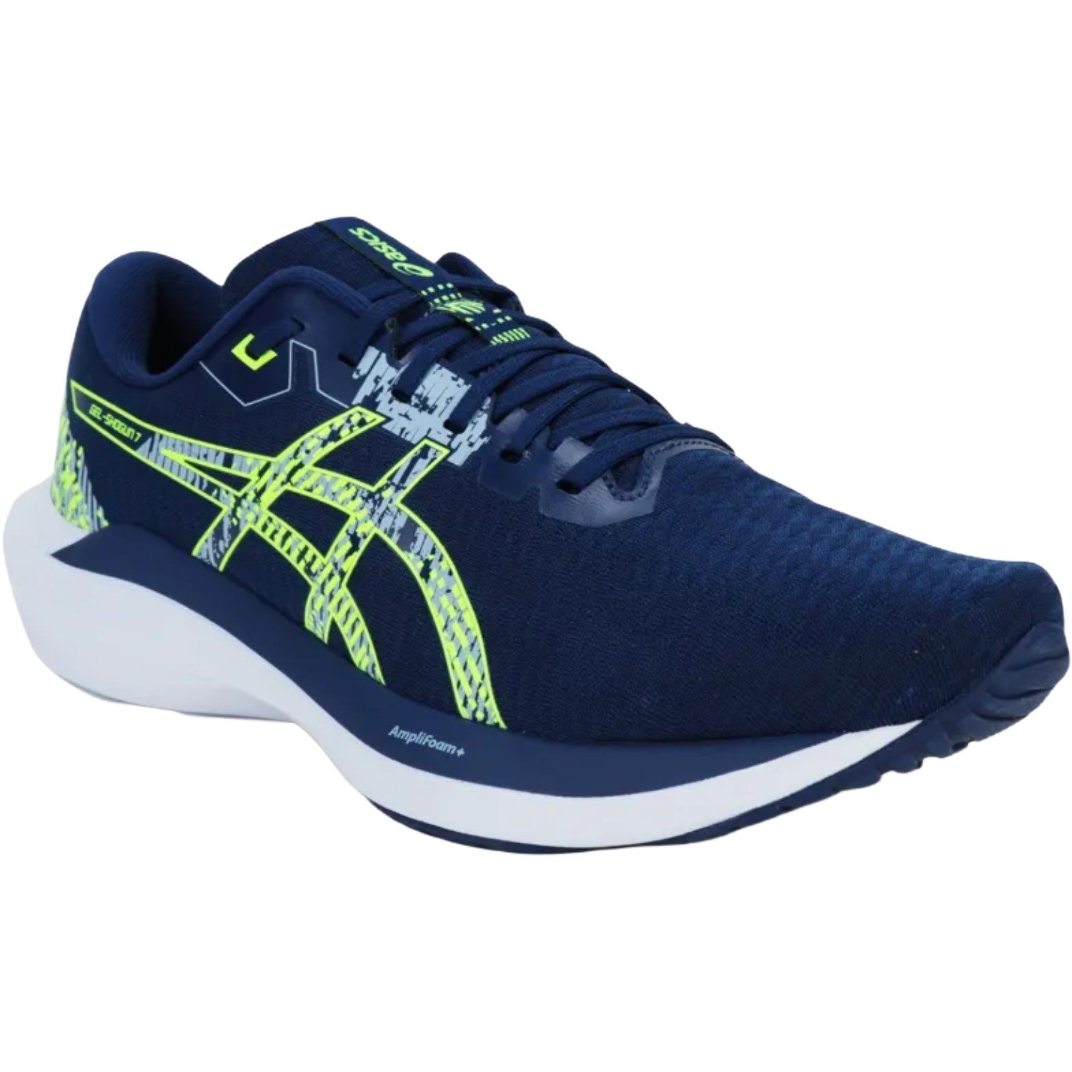 Tênis Asics Gel-Shogun 7 Masculino Azul/Amarelo 5