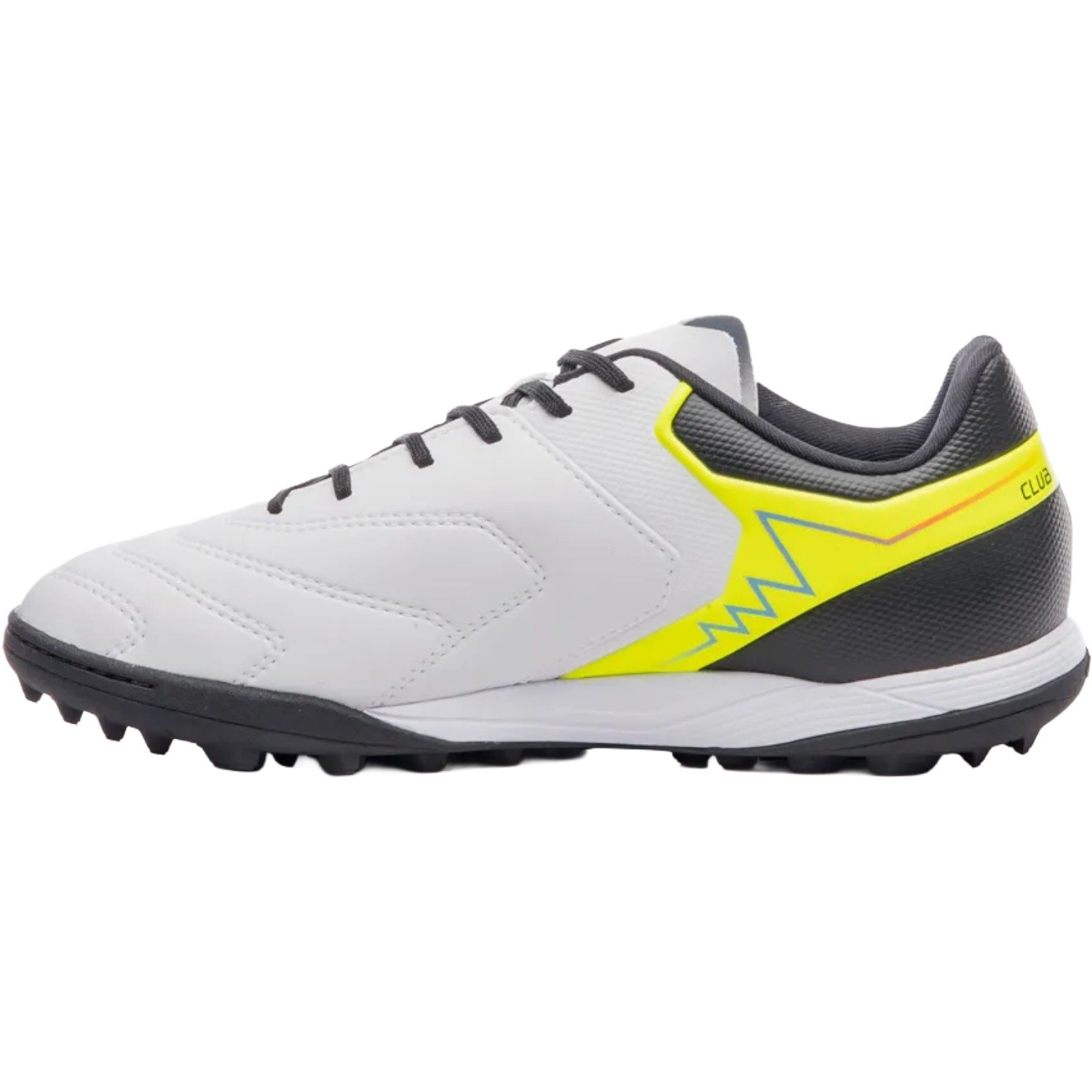 Chuteira Society Umbro Adamant Master Class Club Masculino Branco/Preto/Amarelo 2