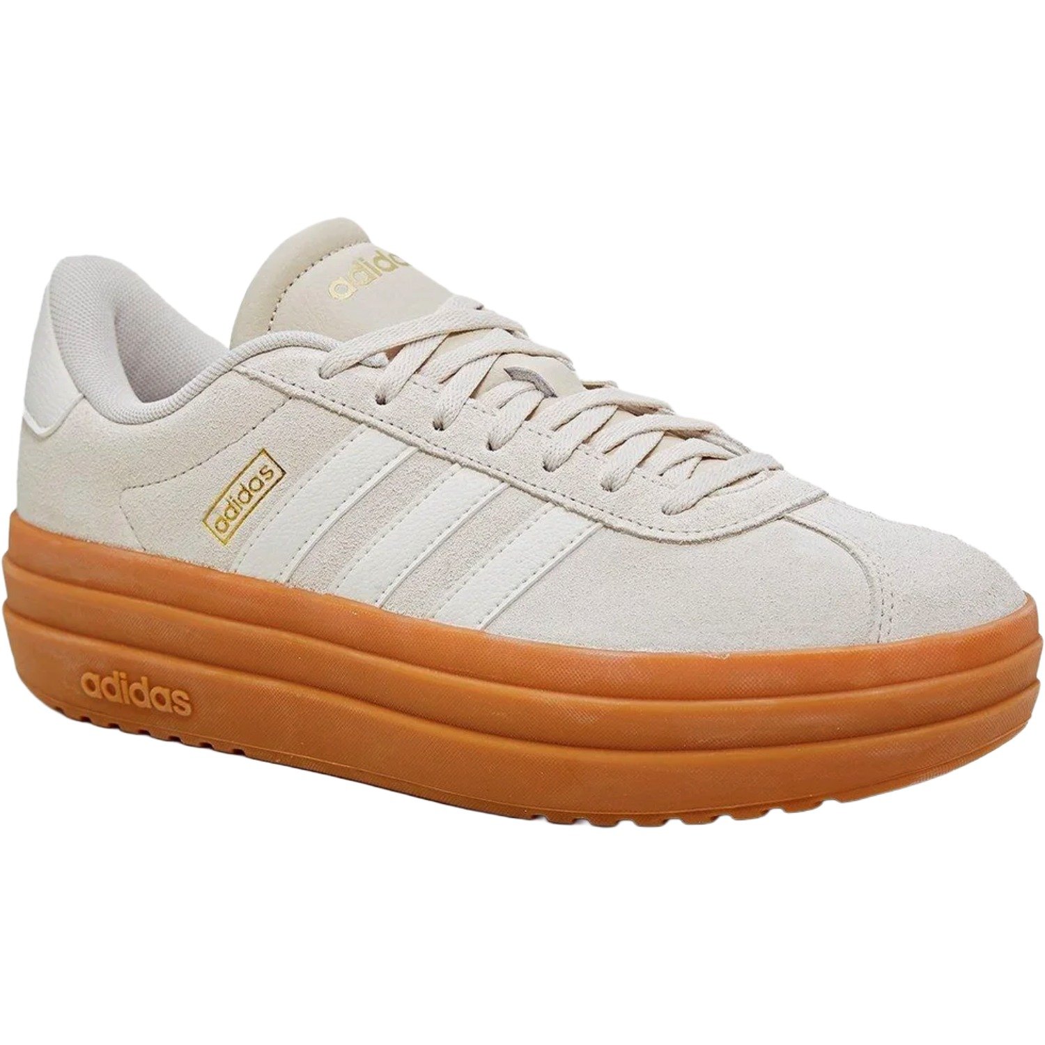 Tênis Adidas VL Court Bold Feminino Bege/Branco 2