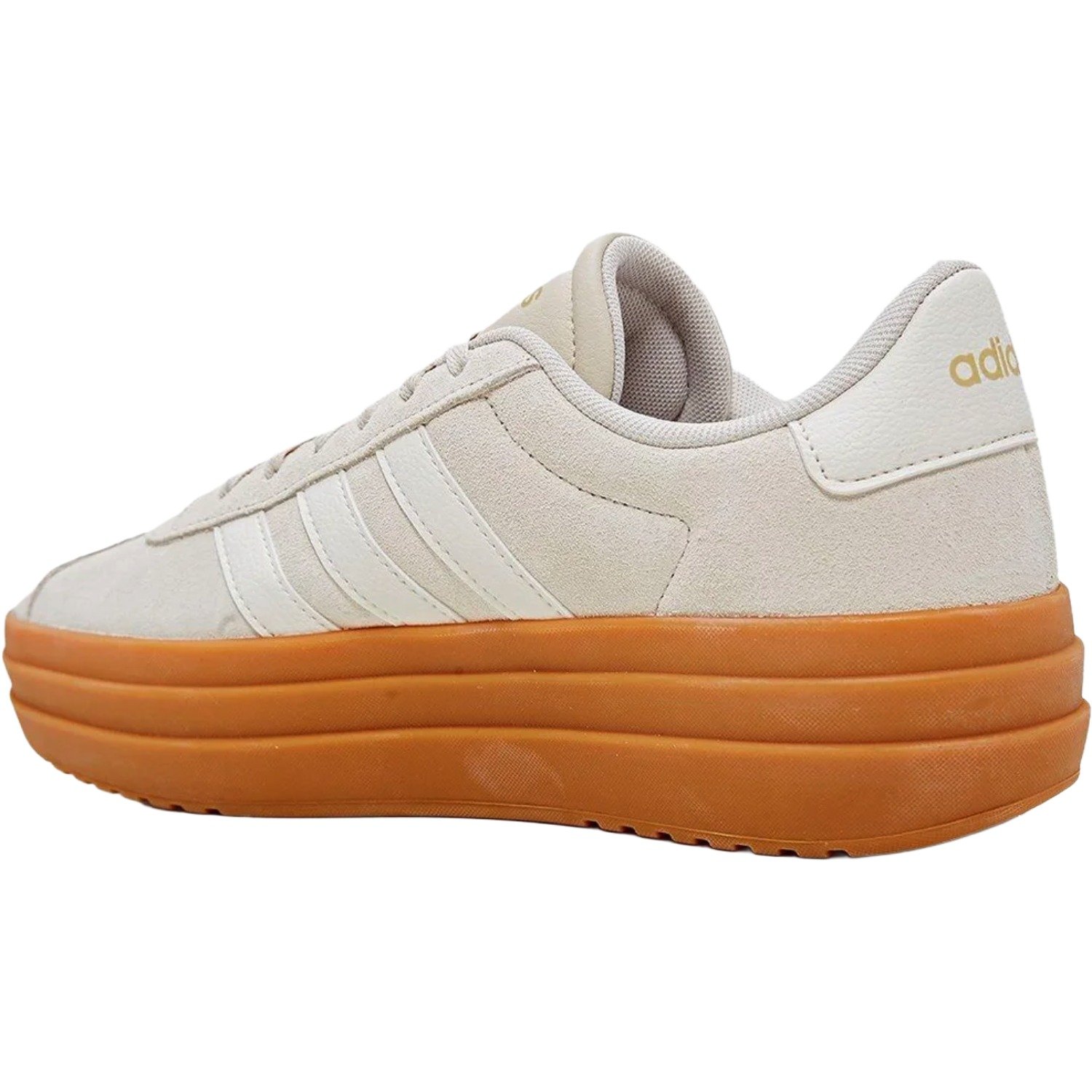 Tênis Adidas VL Court Bold Feminino Bege/Branco 3