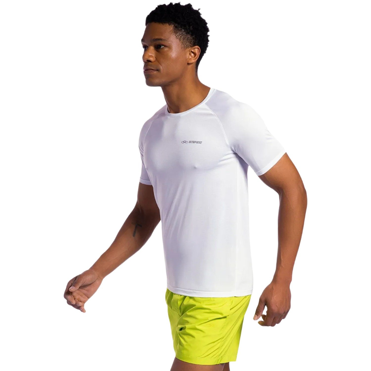 Camiseta Olympikus Runner 2.0 Masculino Branco 3