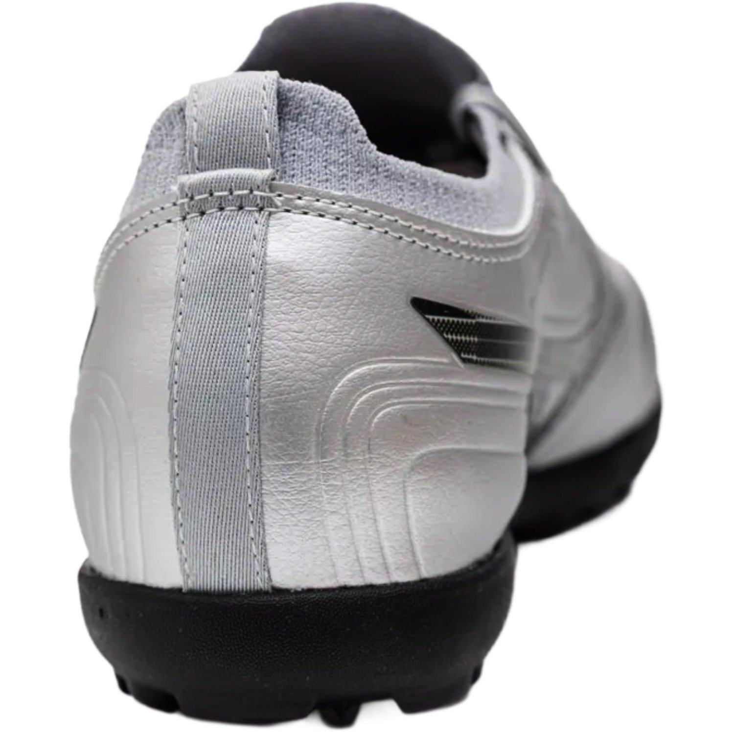 Chuteira Society Mizuno Regent AS Infantil Prata/Preto 3