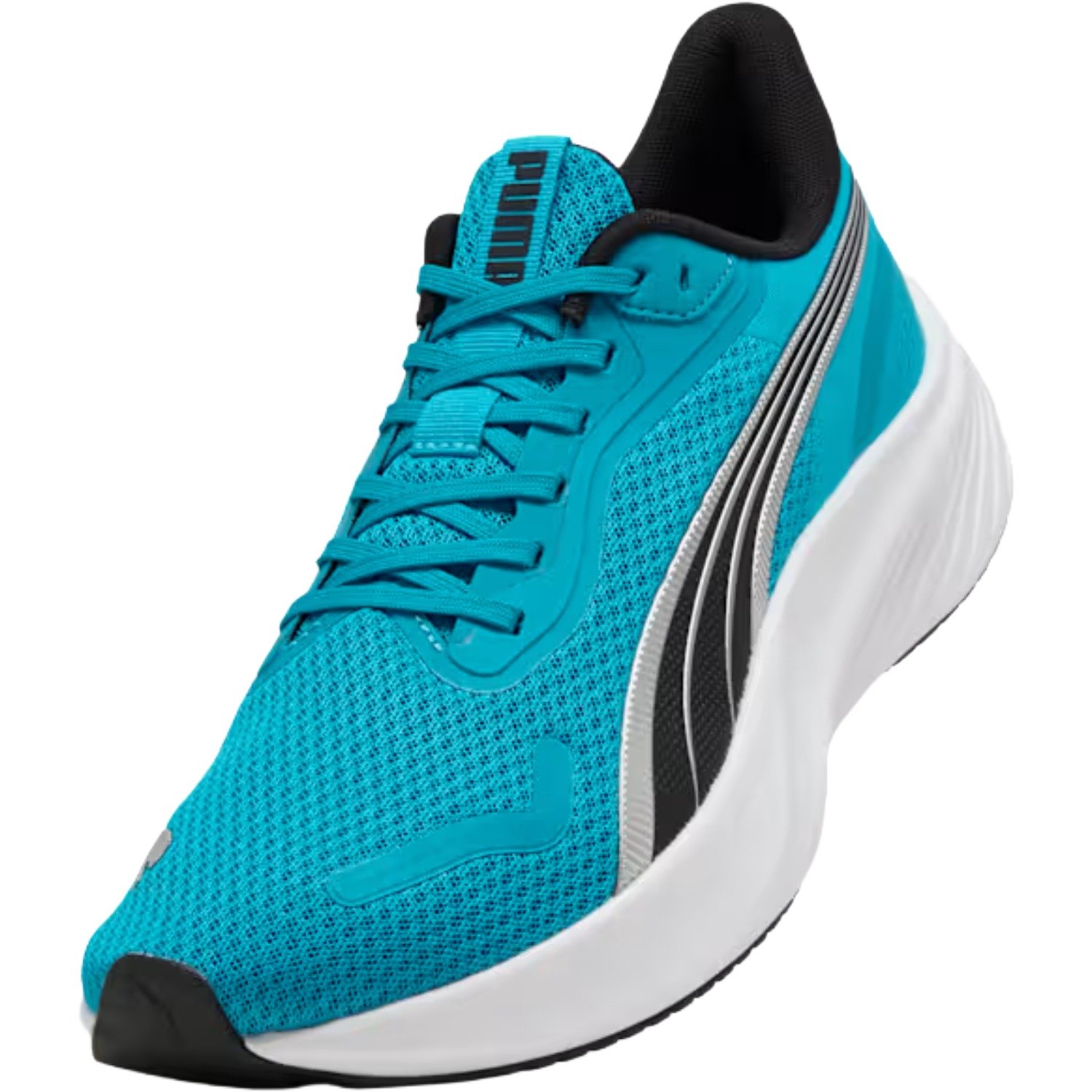 Tênis Puma Pounce Lite Speed Blue Masculino Verde/Preto/Prata 5