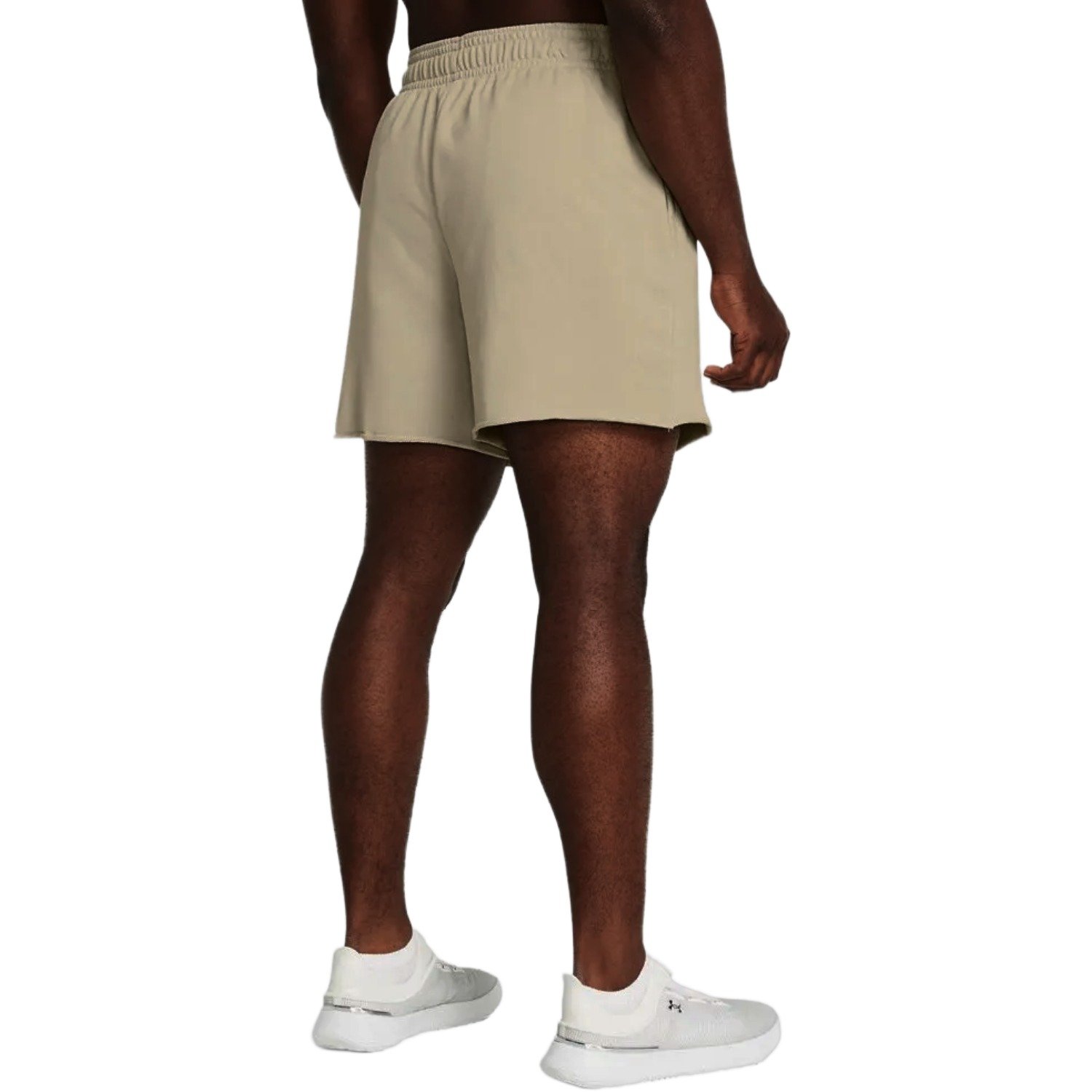 Bermuda Under Armour Rival Terry 6IN Masculino Bege 4