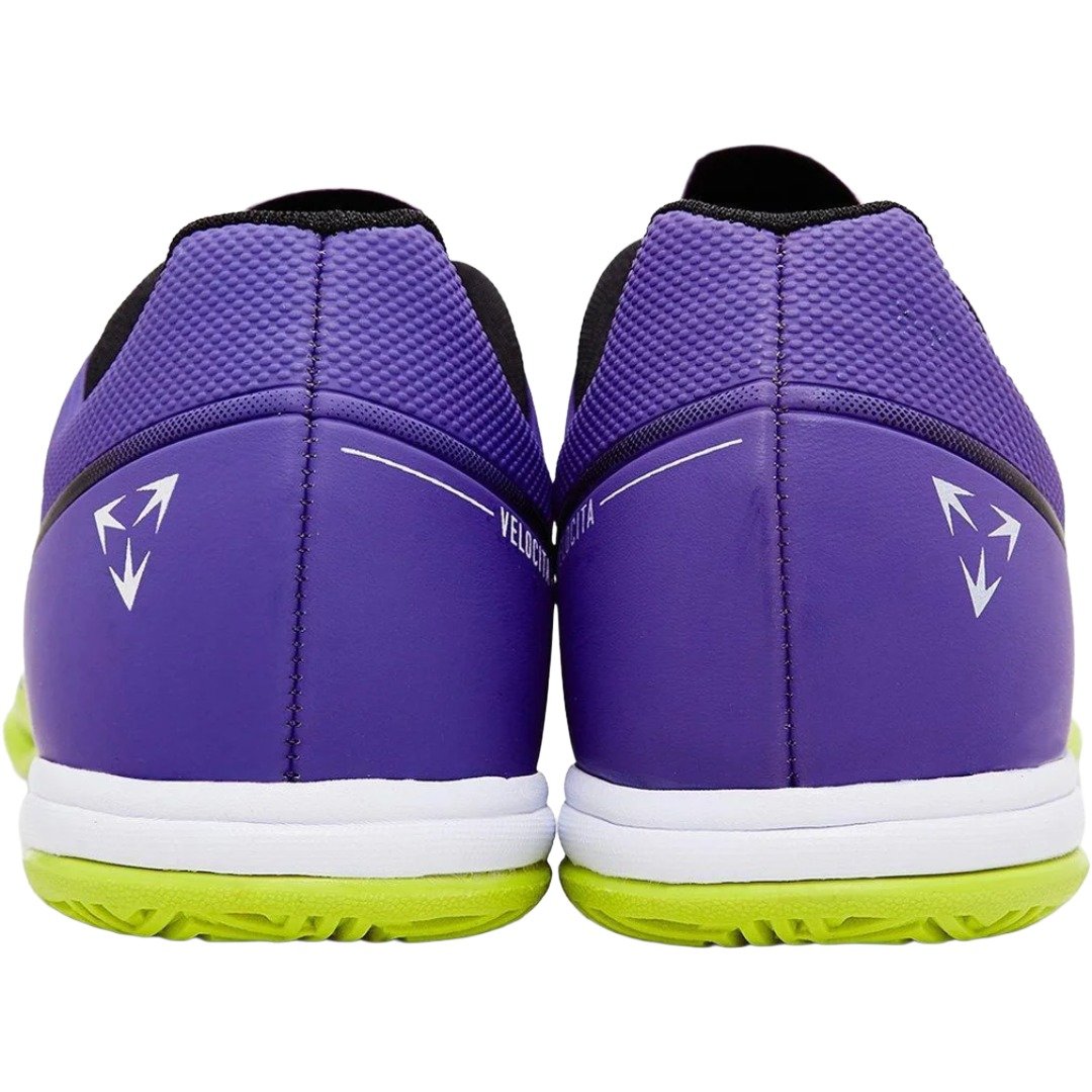 Chuteira Futsal Umbro Velocita Decimo Club Masculino Roxo/Verde/Preto 5