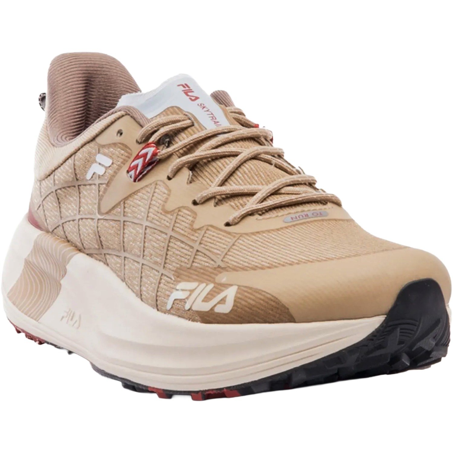 Tênis Fila Racer Skytrail Feminino Bege 4