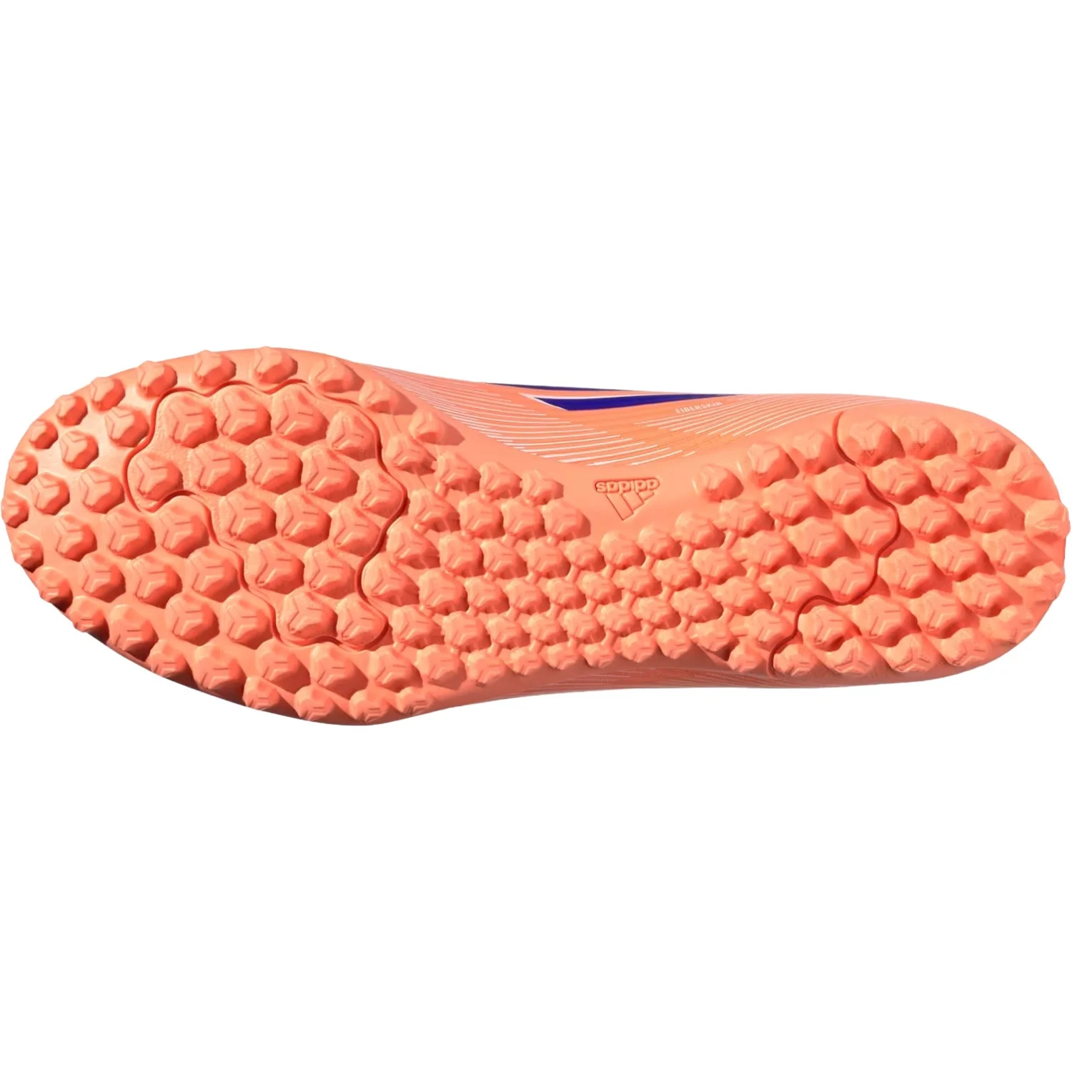 Chuteira Society Adidas F50 Club Masculino Laranja/Azul 2