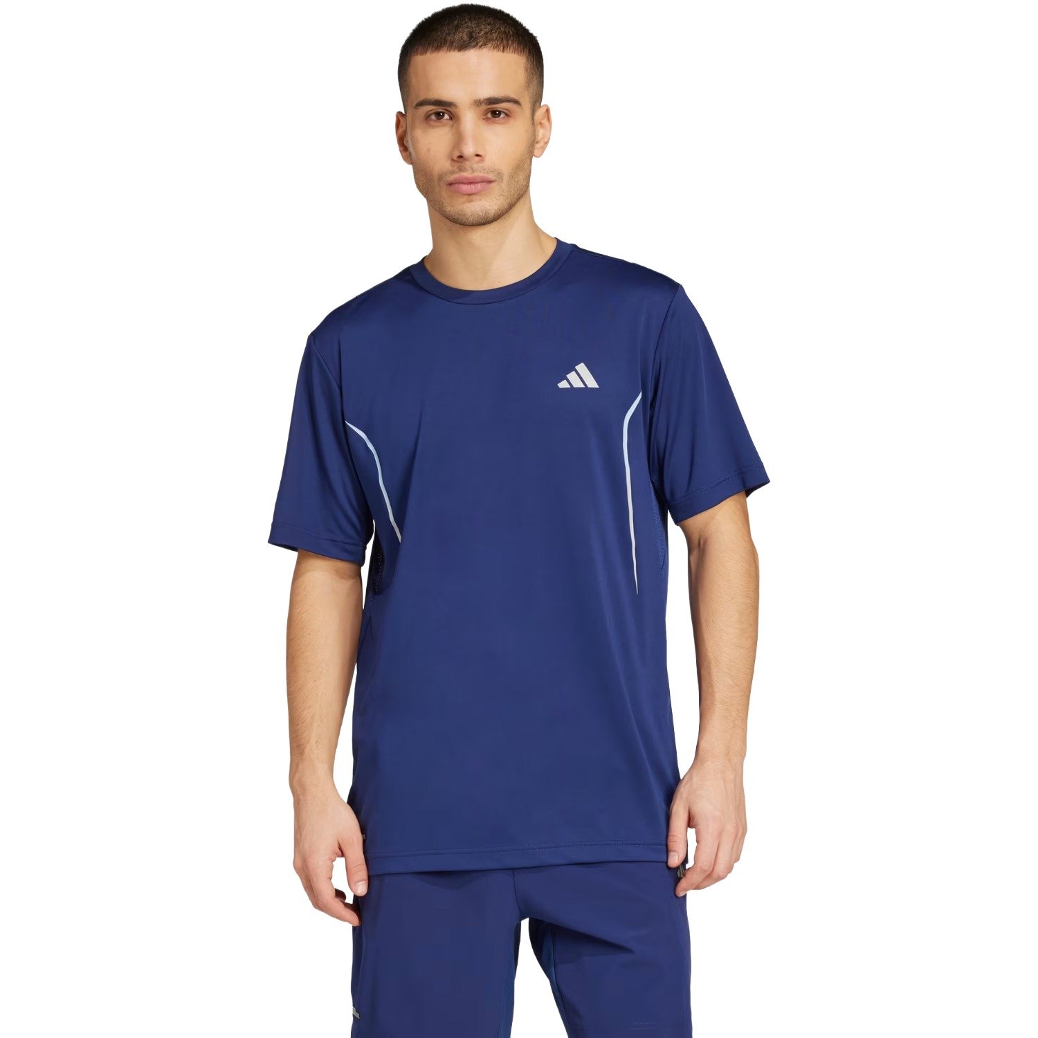 Camiseta Adidas Tech Masculino Azul 2