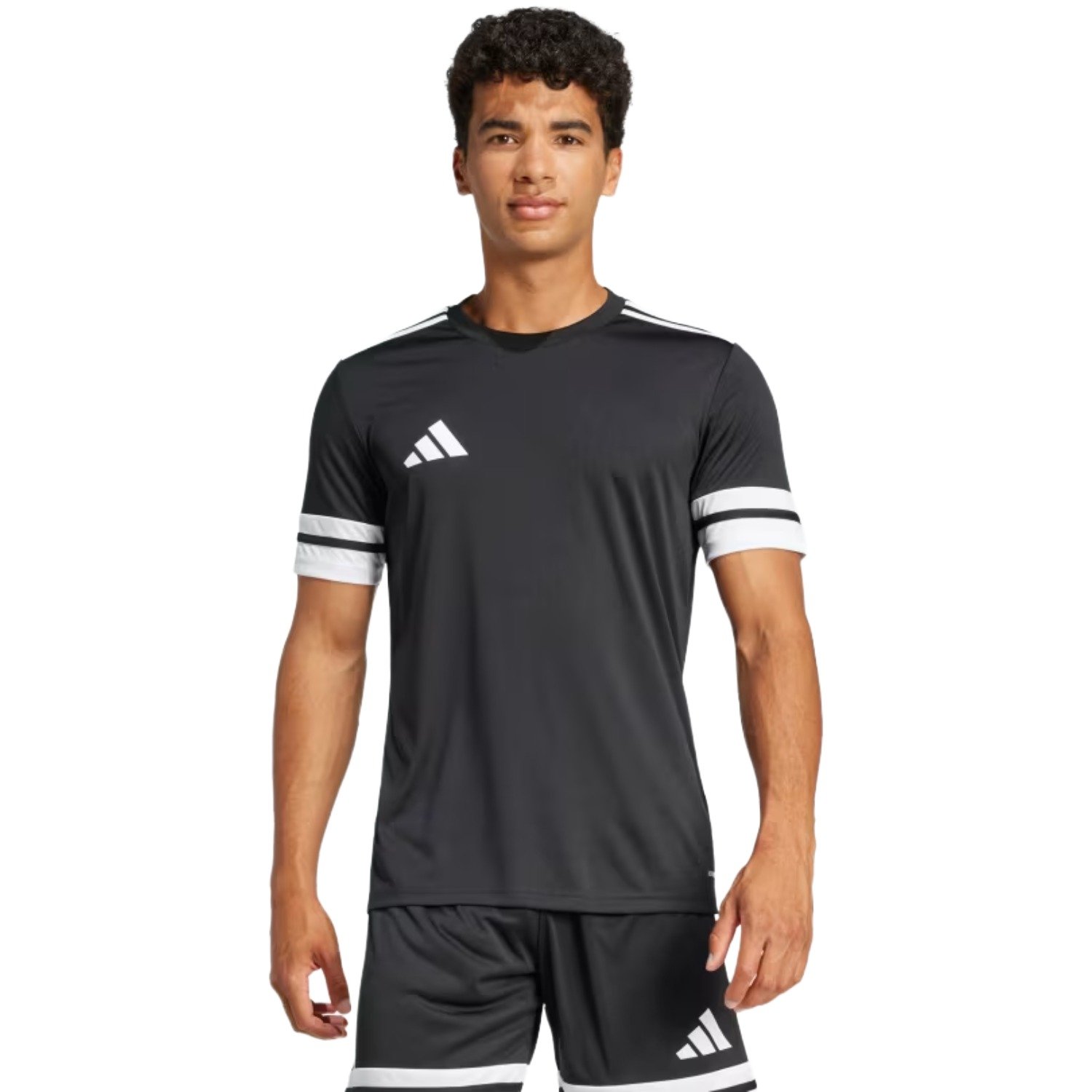 Camiseta Adidas Squadra 25 Masculino Preto/Branco 3