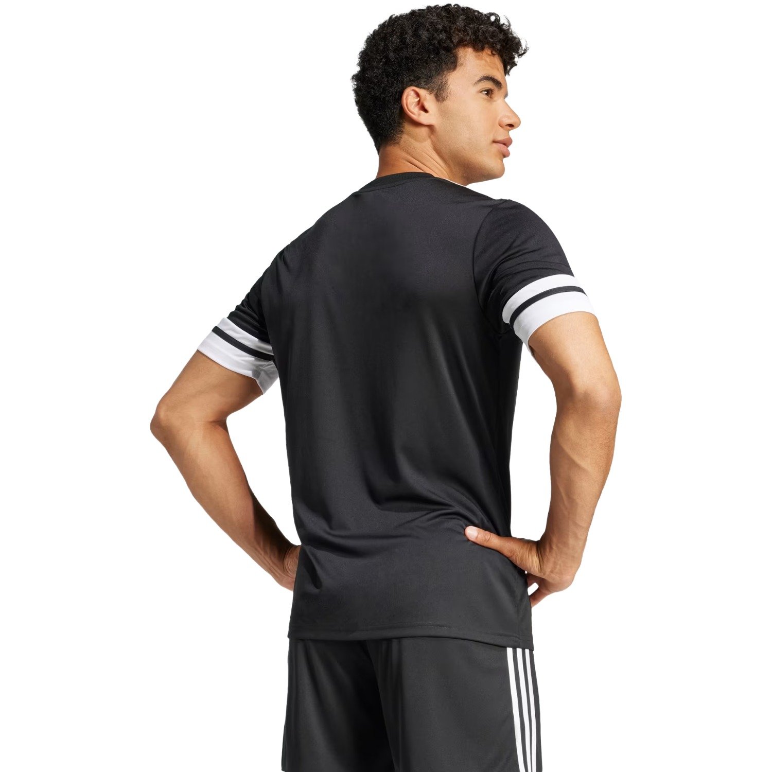 Camiseta Adidas Squadra 25 Masculino Preto/Branco 4