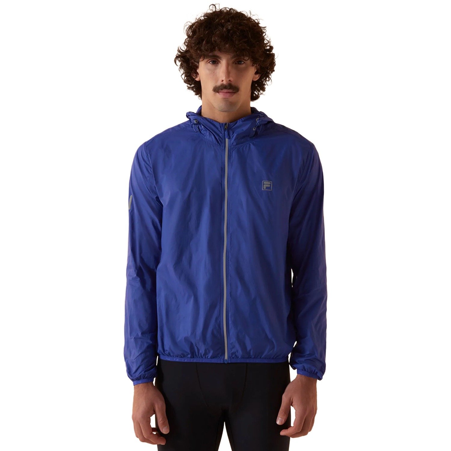 Jaqueta Corta Vento Fila Windbreak Racer Run Masculino Azul 1