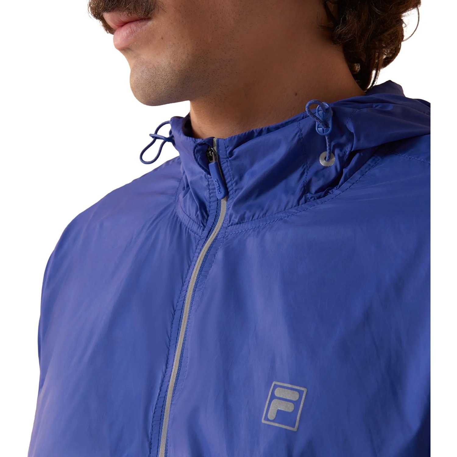 Jaqueta Corta Vento Fila Windbreak Racer Run Masculino Azul 3