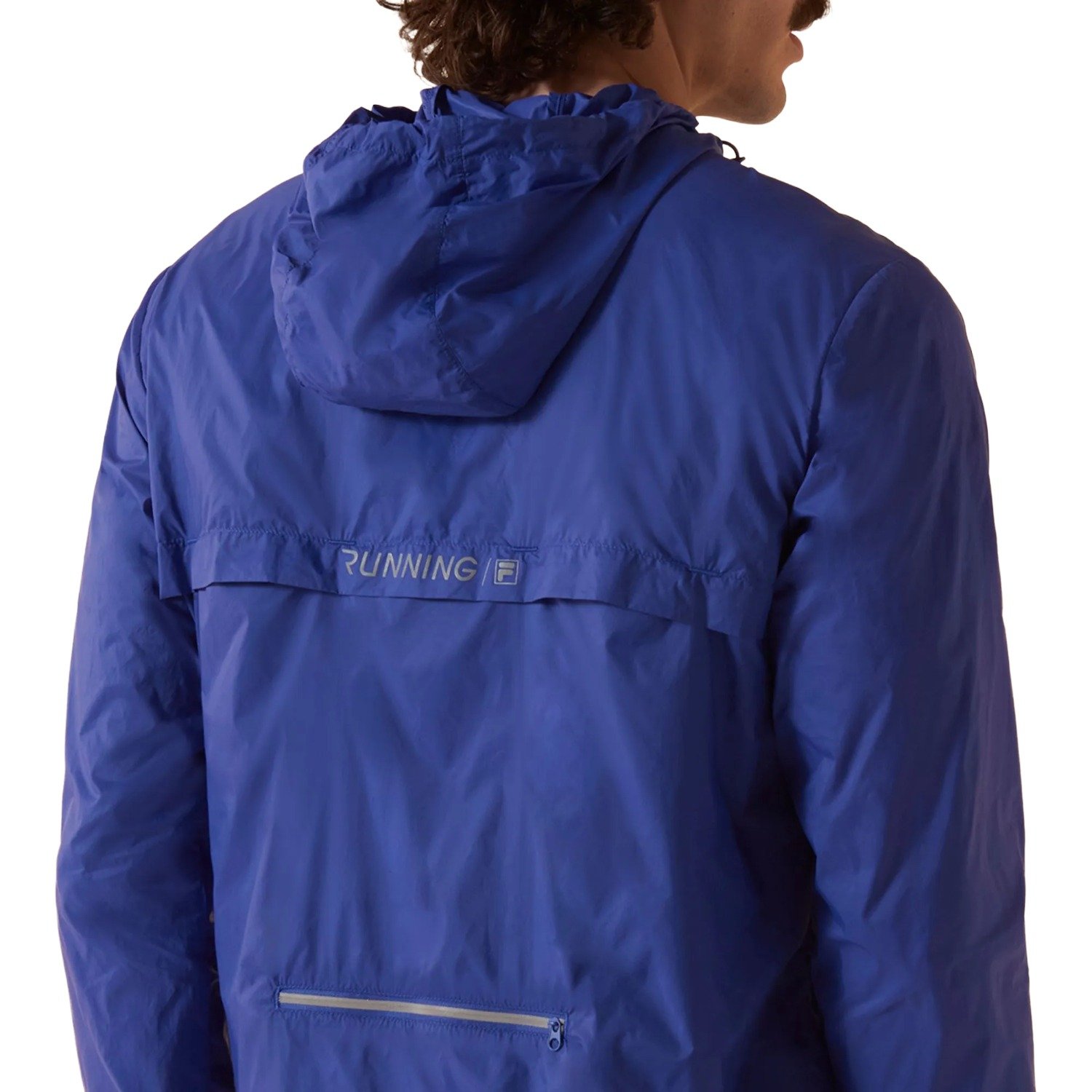 Jaqueta Corta Vento Fila Windbreak Racer Run Masculino Azul 4