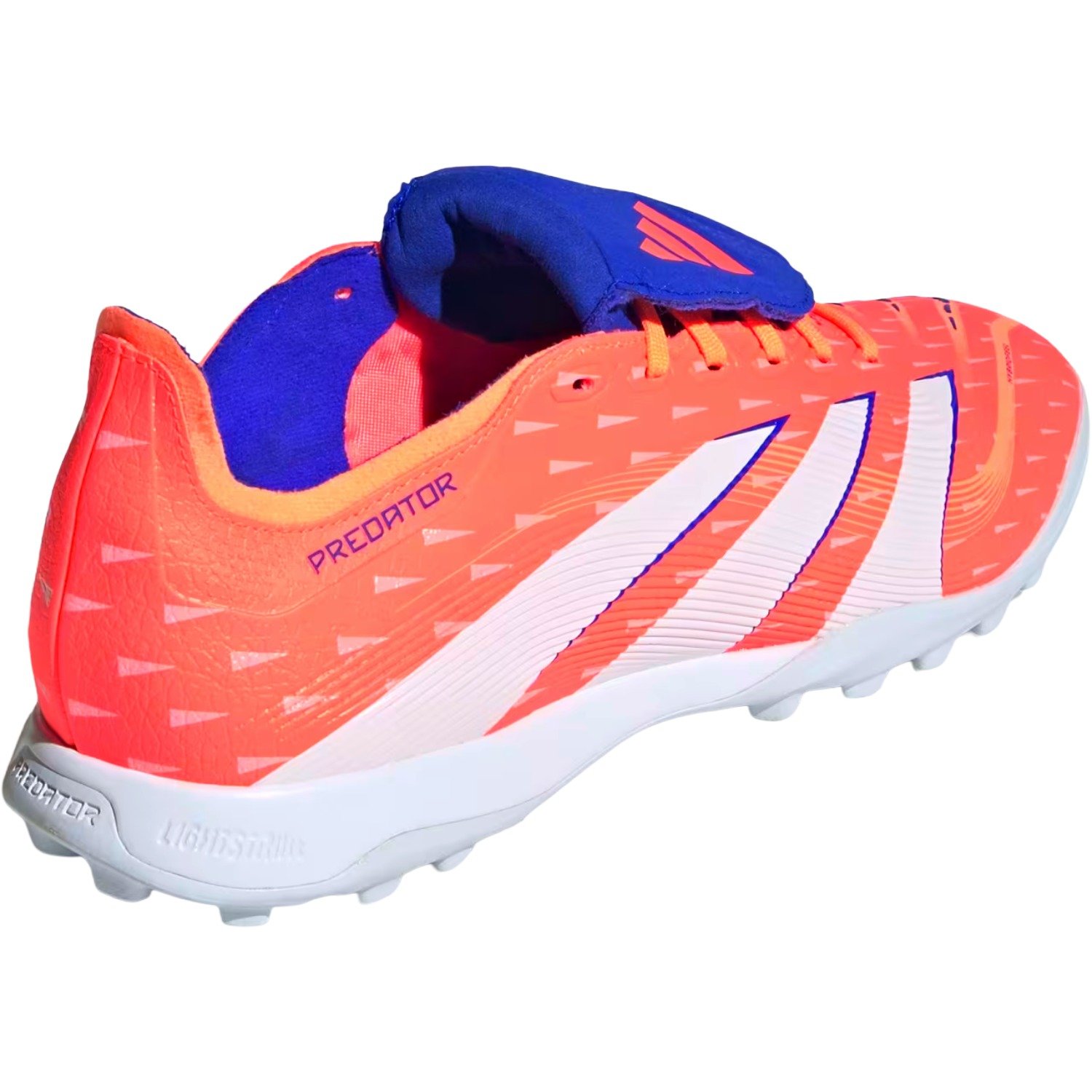 Chuteira Society Adidas Predator League Masculino Laranja/Azul 4