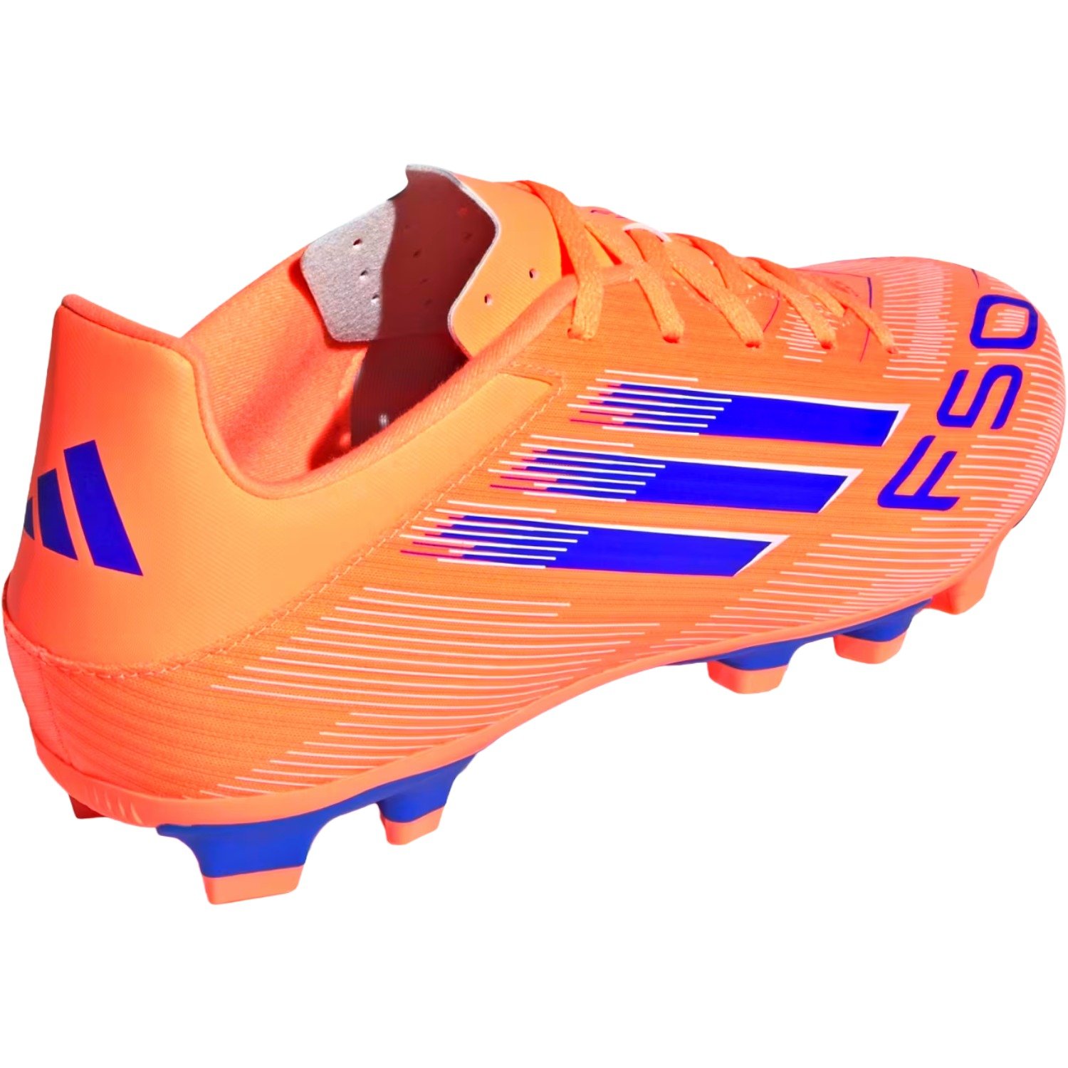 Chuteira Campo Adidas F50 Club Masculino Laranja/Azul 4
