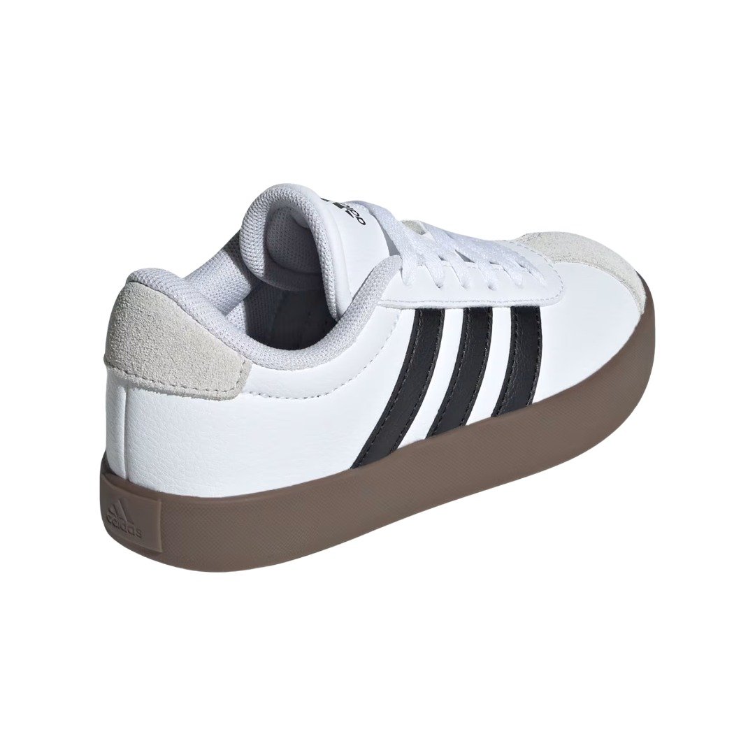 Tênis Adidas VL Court Infantil Branco/Preto 5