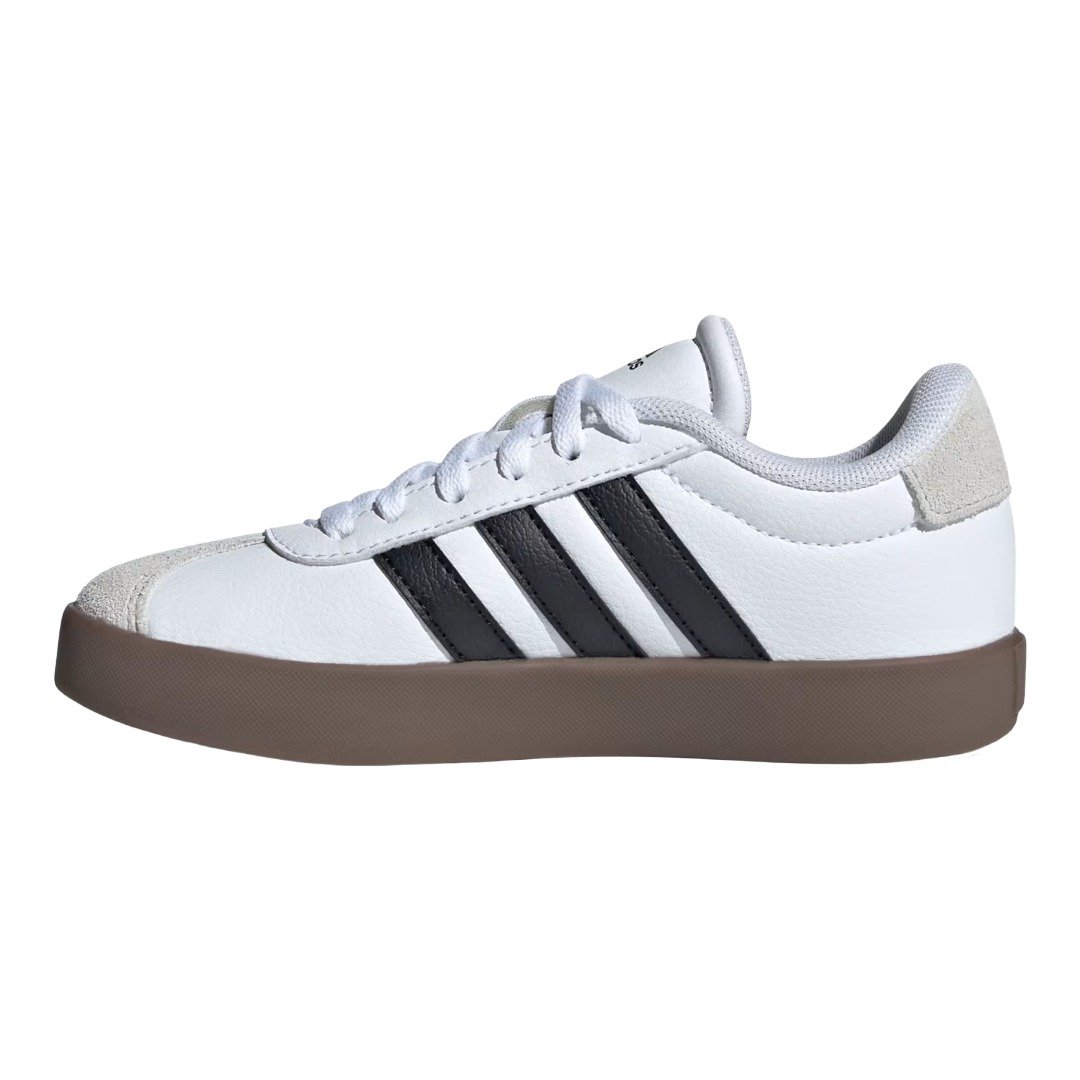 Tênis Adidas VL Court Infantil Branco/Preto 3
