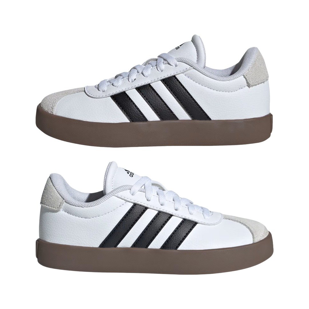 Tênis Adidas VL Court Infantil Branco/Preto 6