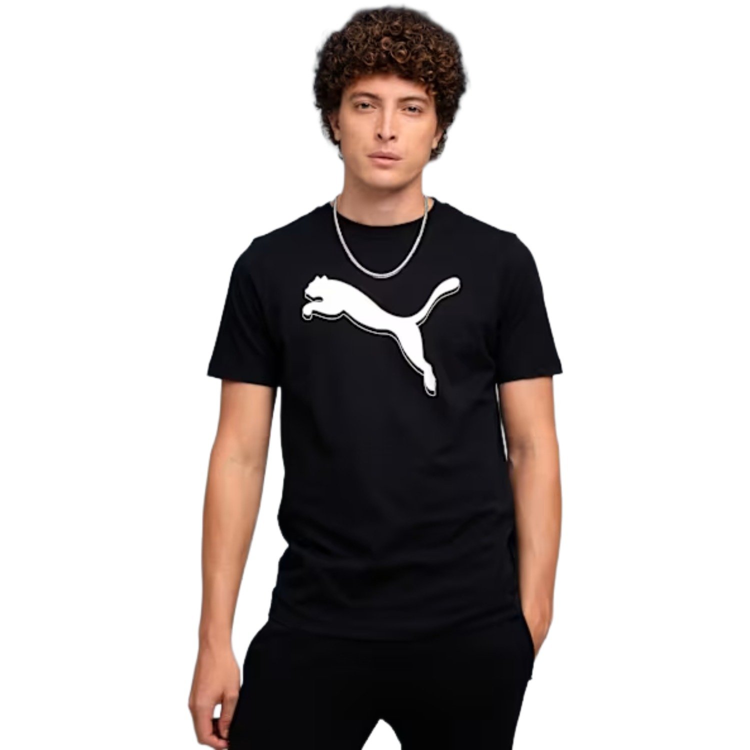 Camiseta Puma Graphic Cat Logo Tee Masculino