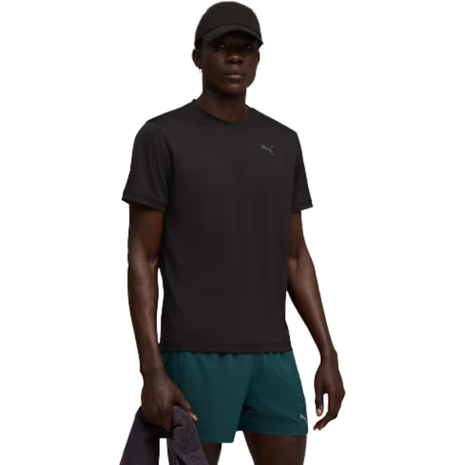 Camiseta Puma Graphics Running Faster Tee Masculino Preto 3