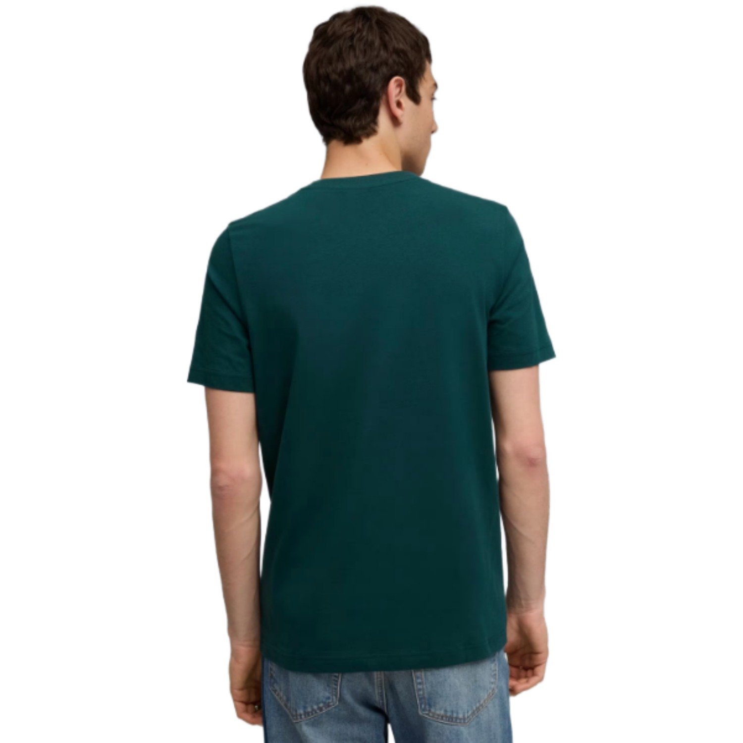 Camiseta Puma Essentials Small No. 1 Logo Masculino Verde 4