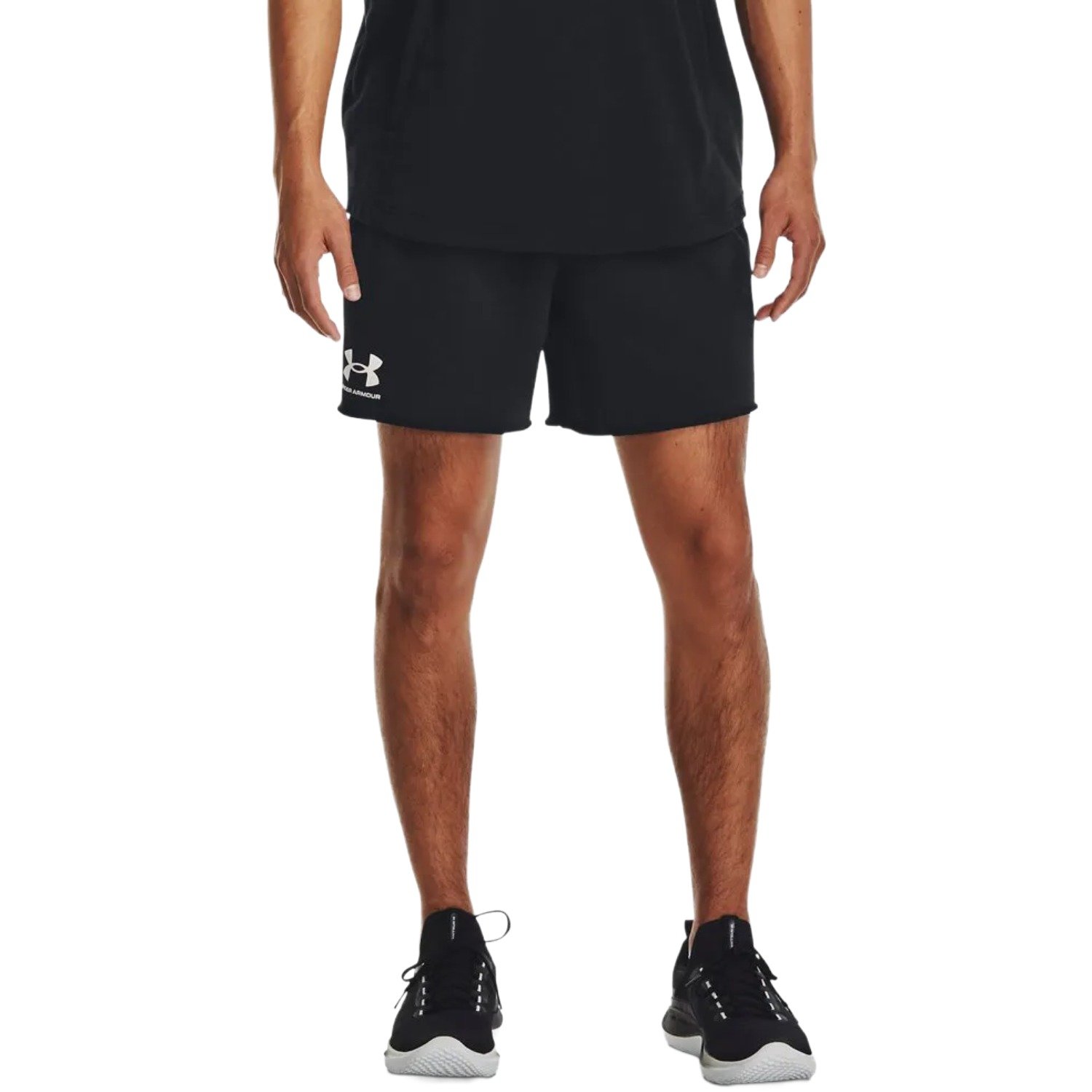 Shorts Under Armour Rival Terry 6IN Masculino Preto 3