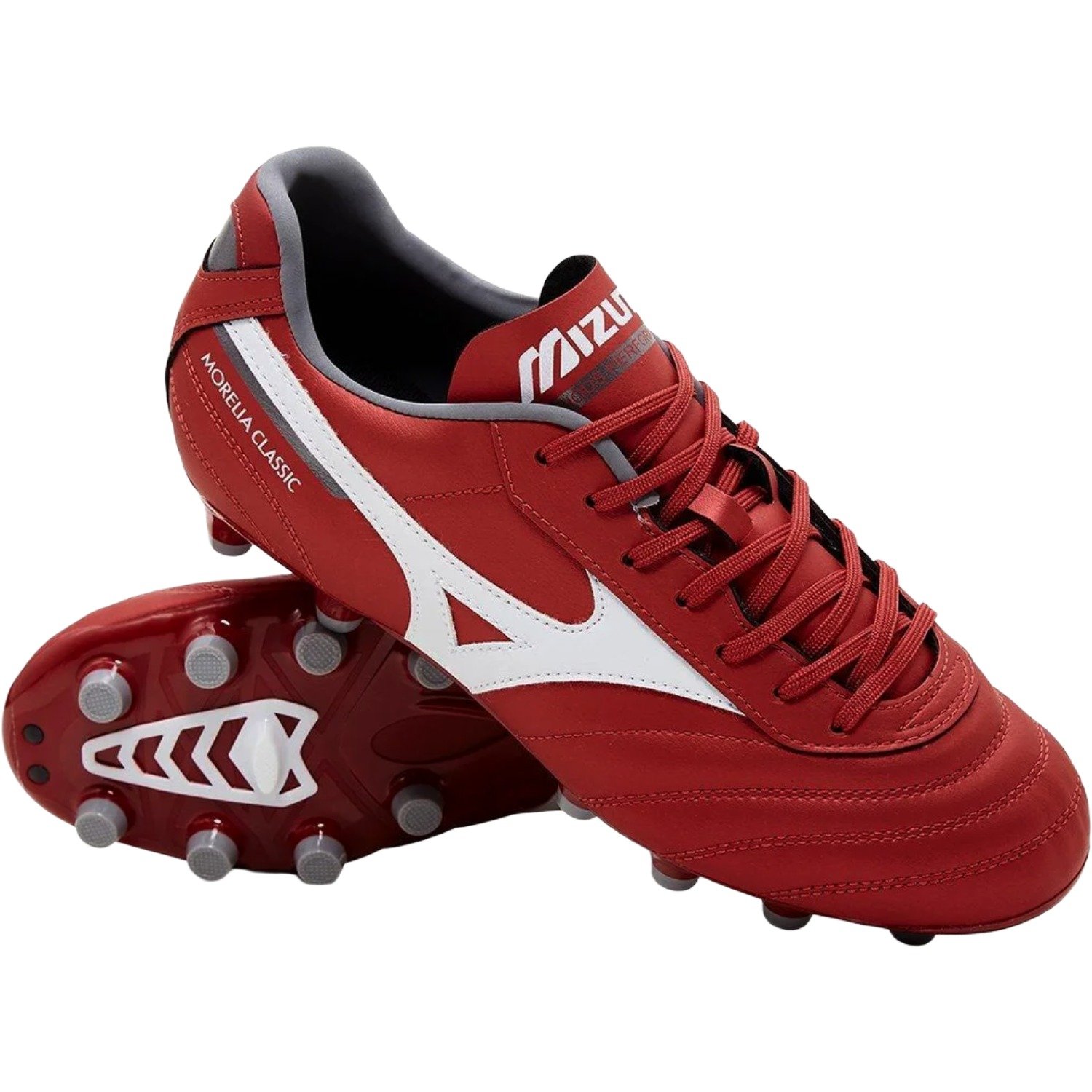 Chuteira Campo Mizuno Morelia Classic MD Masculino Vermelho 4