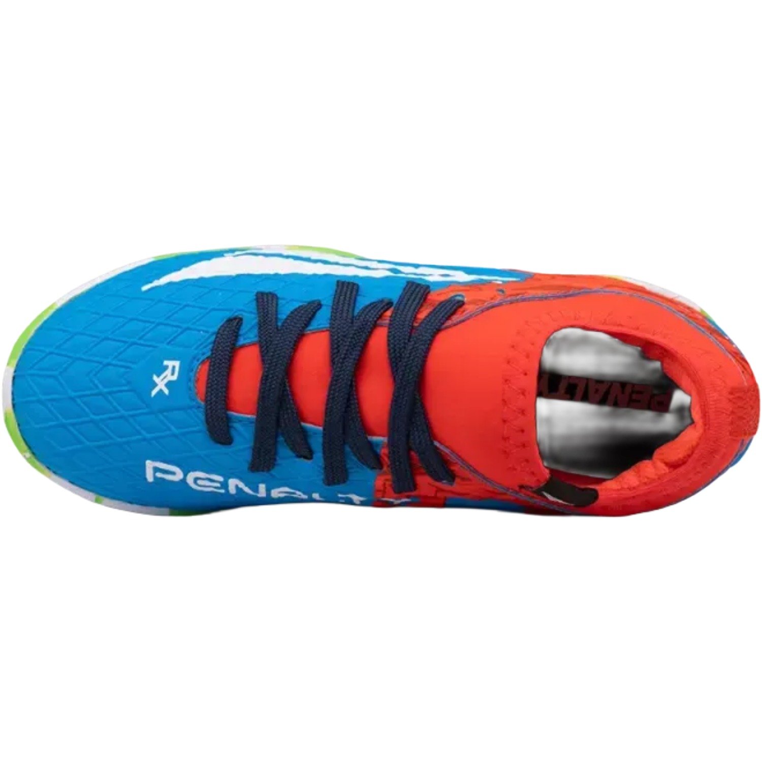 Chuteira Society Penalty RX Locker Infantil Azul 4