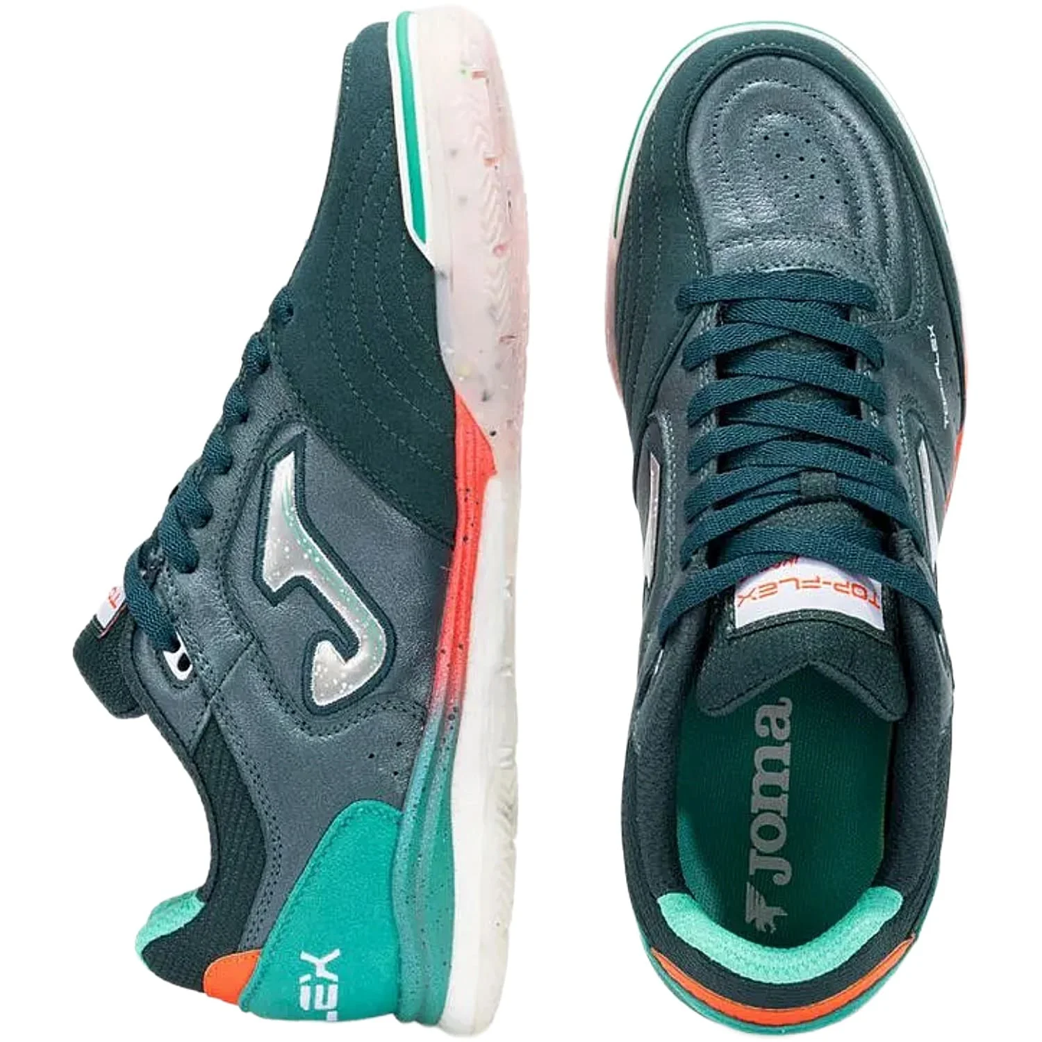 Chuteira Futsal Joma Top Flex Rebound Masculino Verde 4