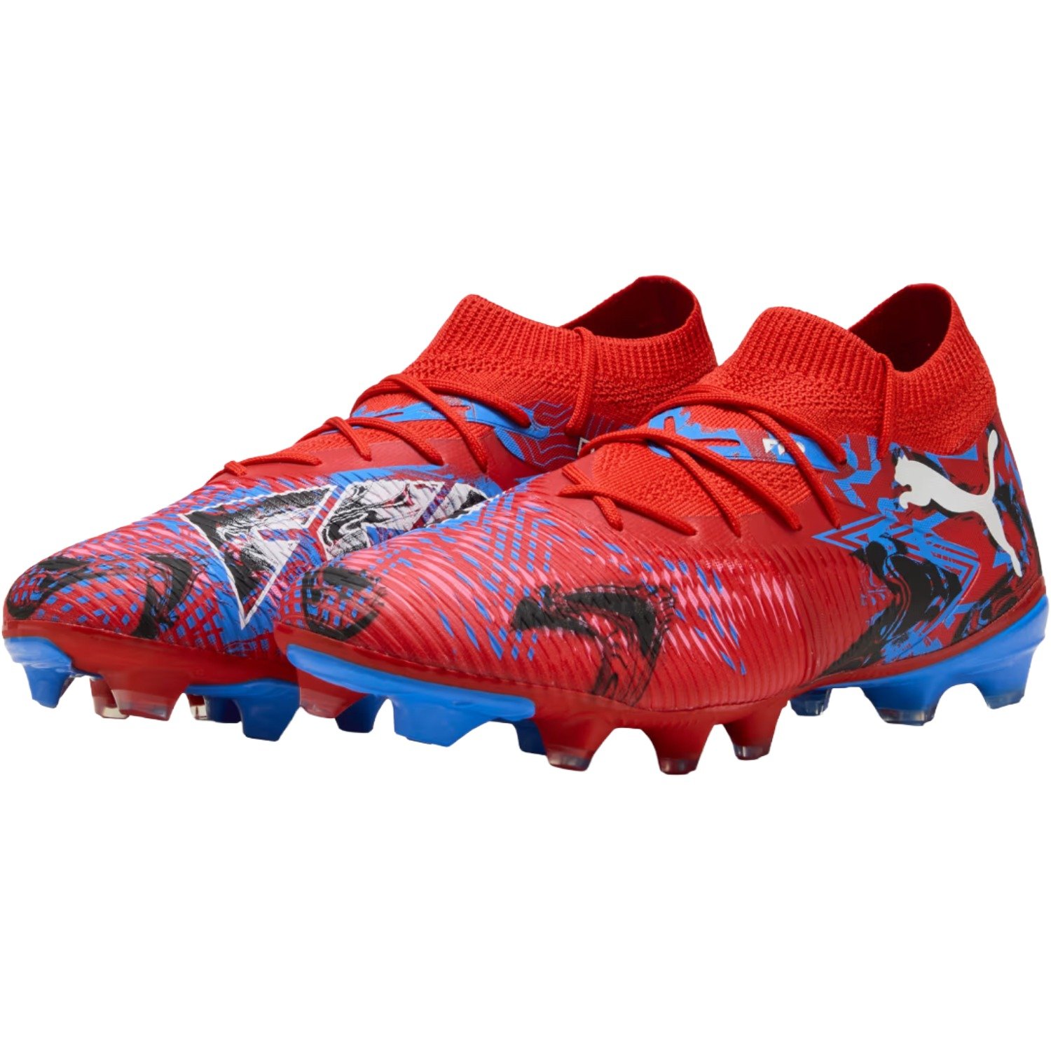 Chuteira Campo Puma Future 8 Match Playmaker Masculino Vermelho 4