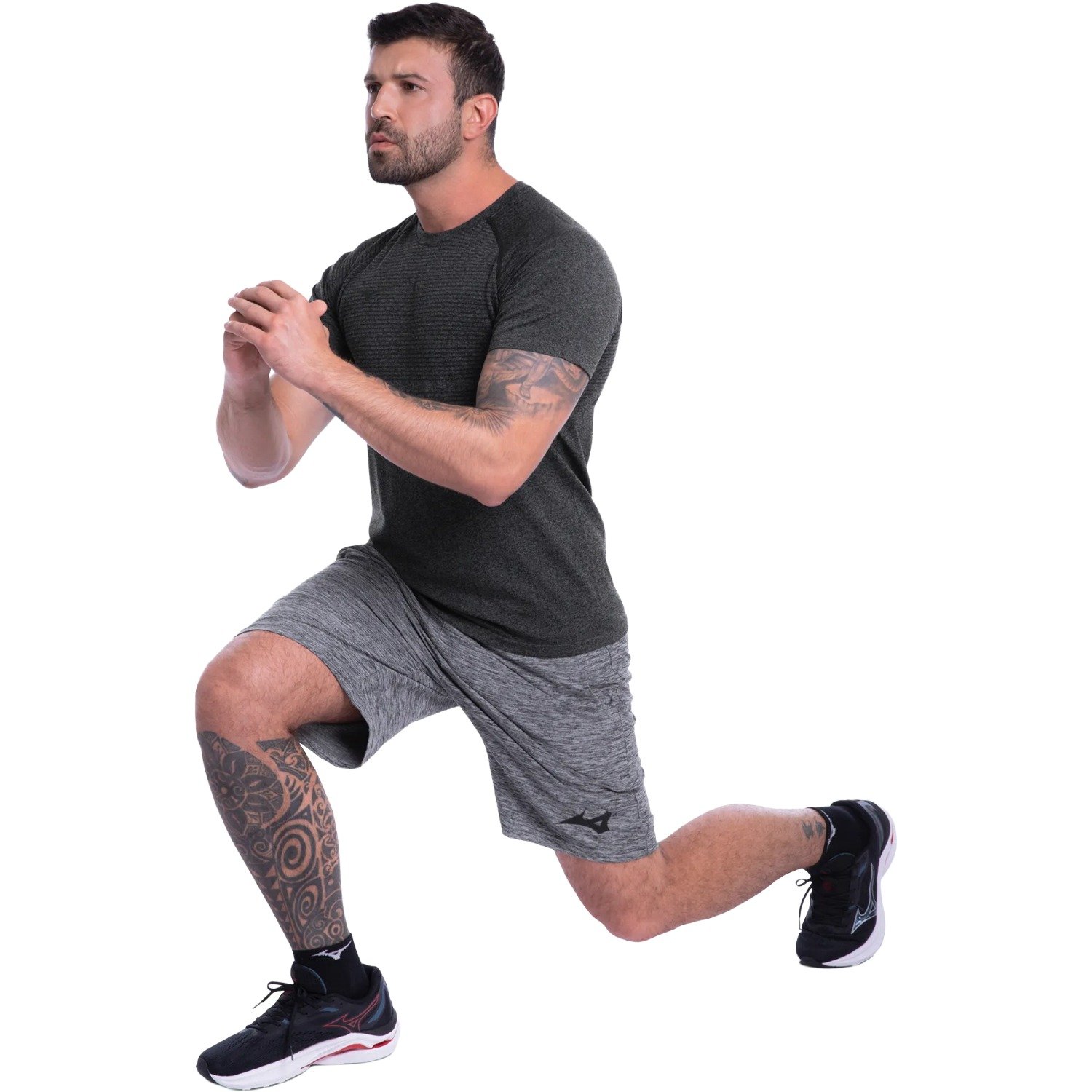 Camiseta Mizuno Soul Fit 4 Masculino Preto 3