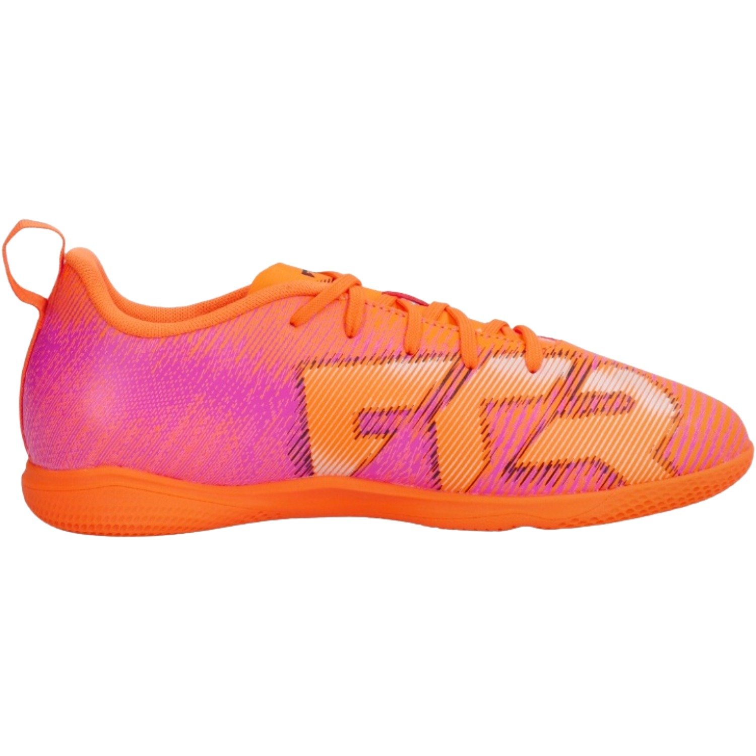 Chuteira Futsal Puma Future 8 Play IT Infantil Laranja 3