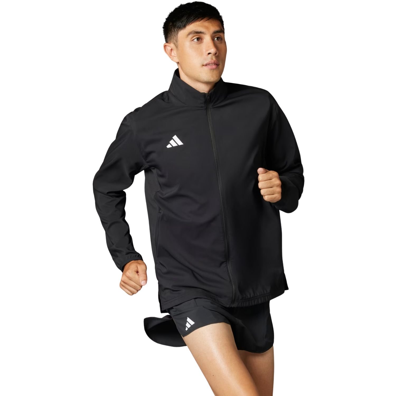 Jaqueta Corta Vento Adidas Adizero Essentials Masculino Preto 2