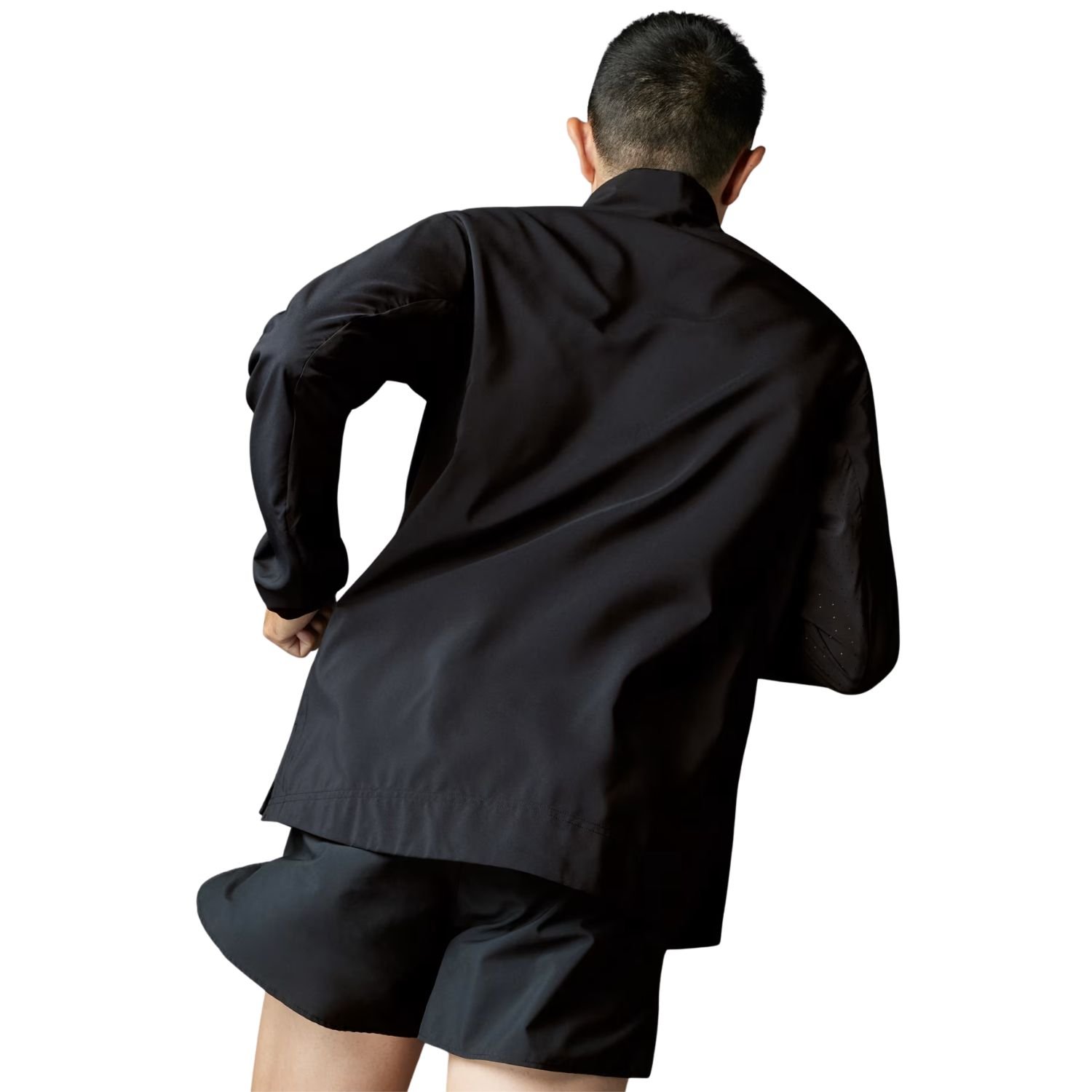 Jaqueta Corta Vento Adidas Adizero Essentials Masculino Preto 3