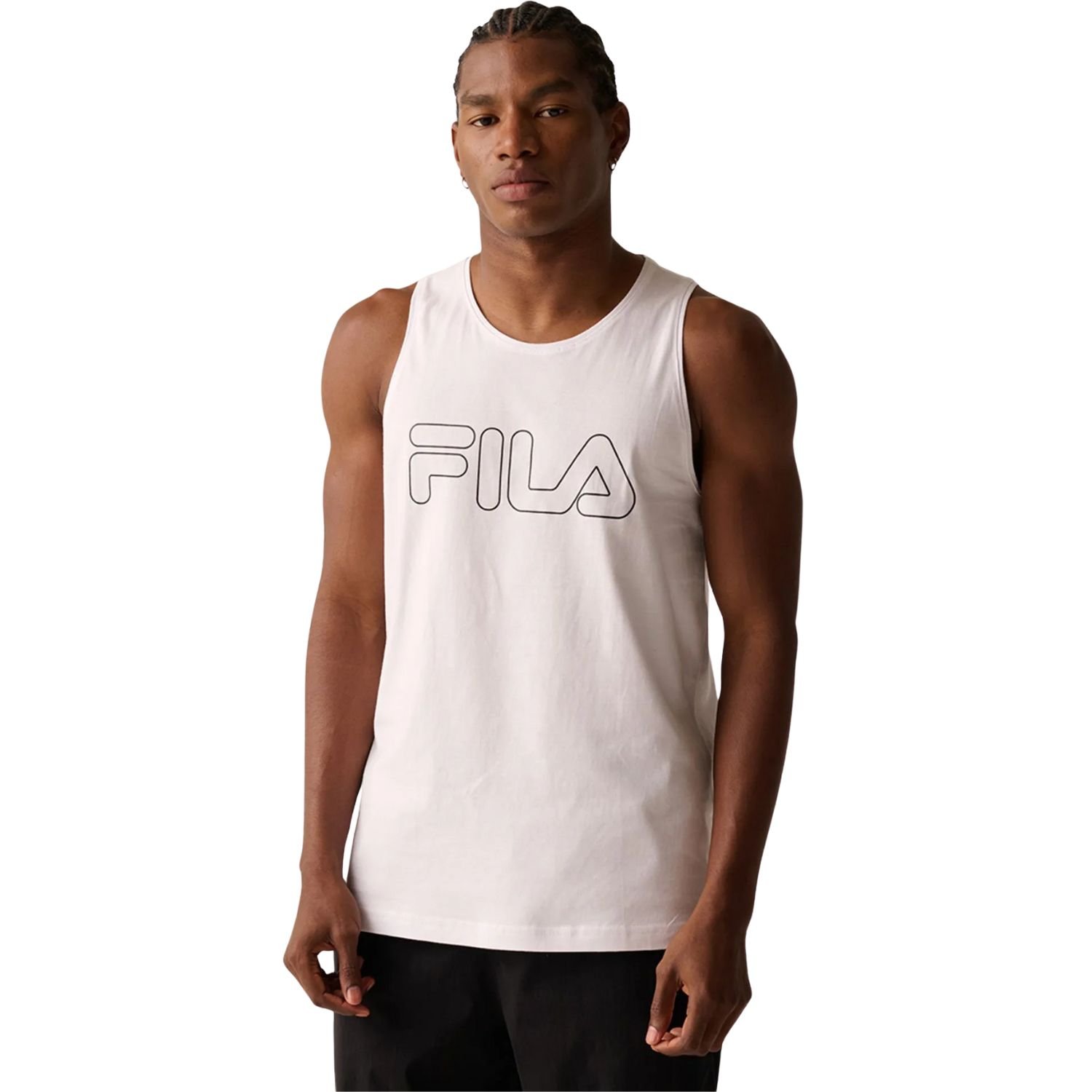 Regata Fila Letter Outline Masculino Branco 1