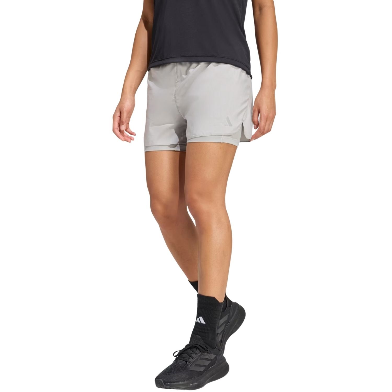 Shorts Adidas ADI365 Running Essentials 2IN 1 Feminino Branco 2