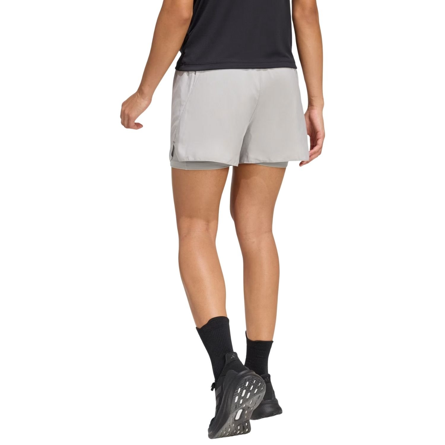 Shorts Adidas ADI365 Running Essentials 2IN 1 Feminino Branco 3