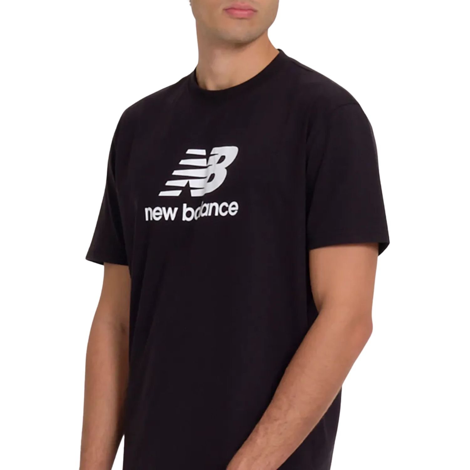 Camiseta New Balance Essentials Masculino Preto 2