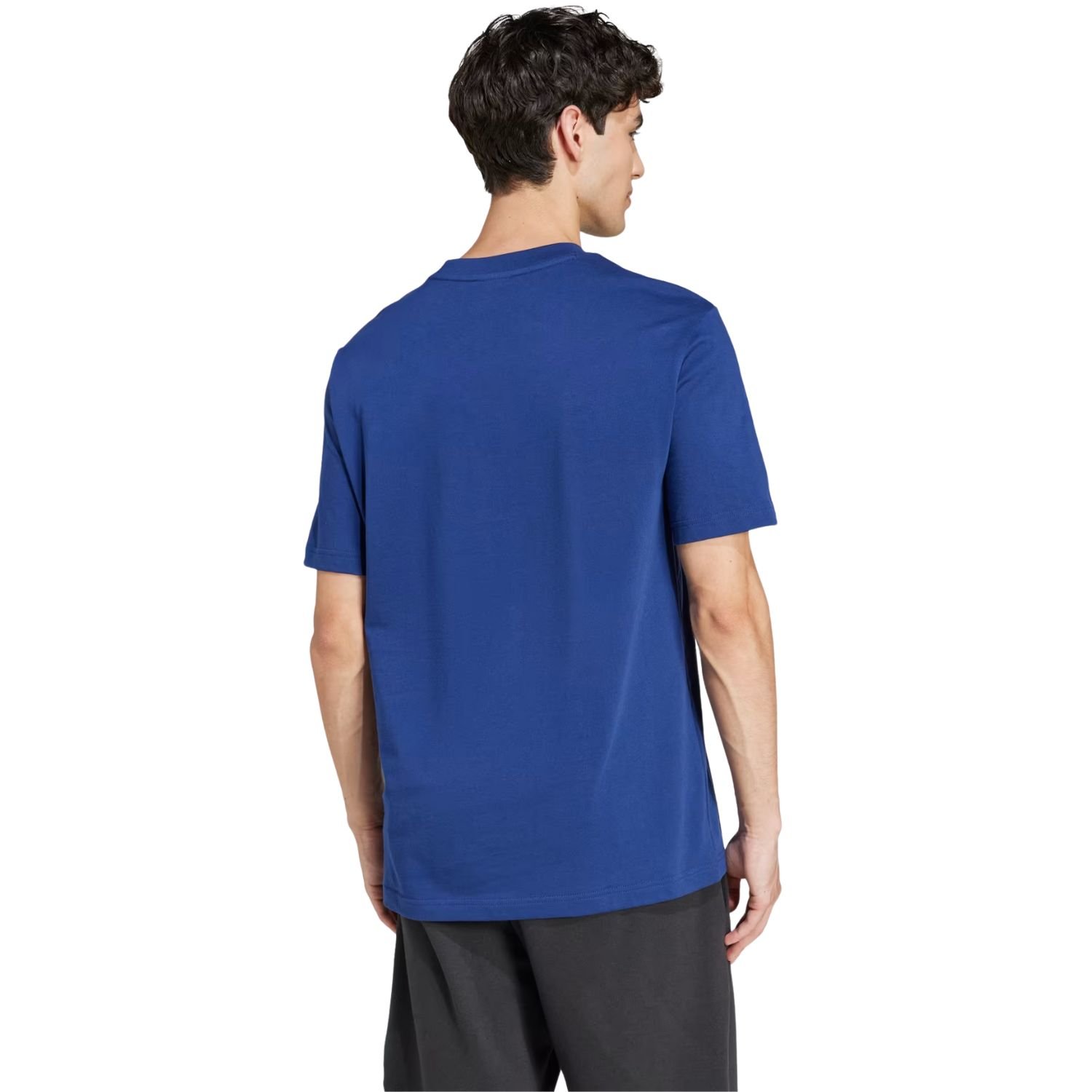 Camiseta Adidas Essentials Small Logo Masculino Azul 3