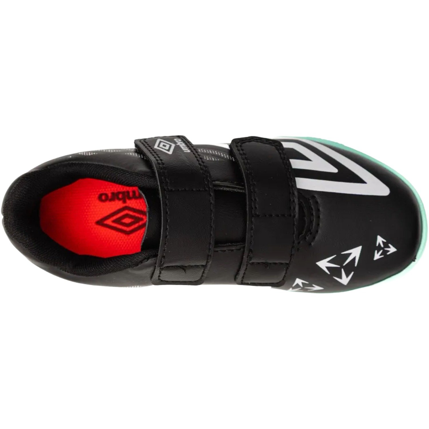 Chuteira Futsal Umbro Velocita Infantil Preto 2