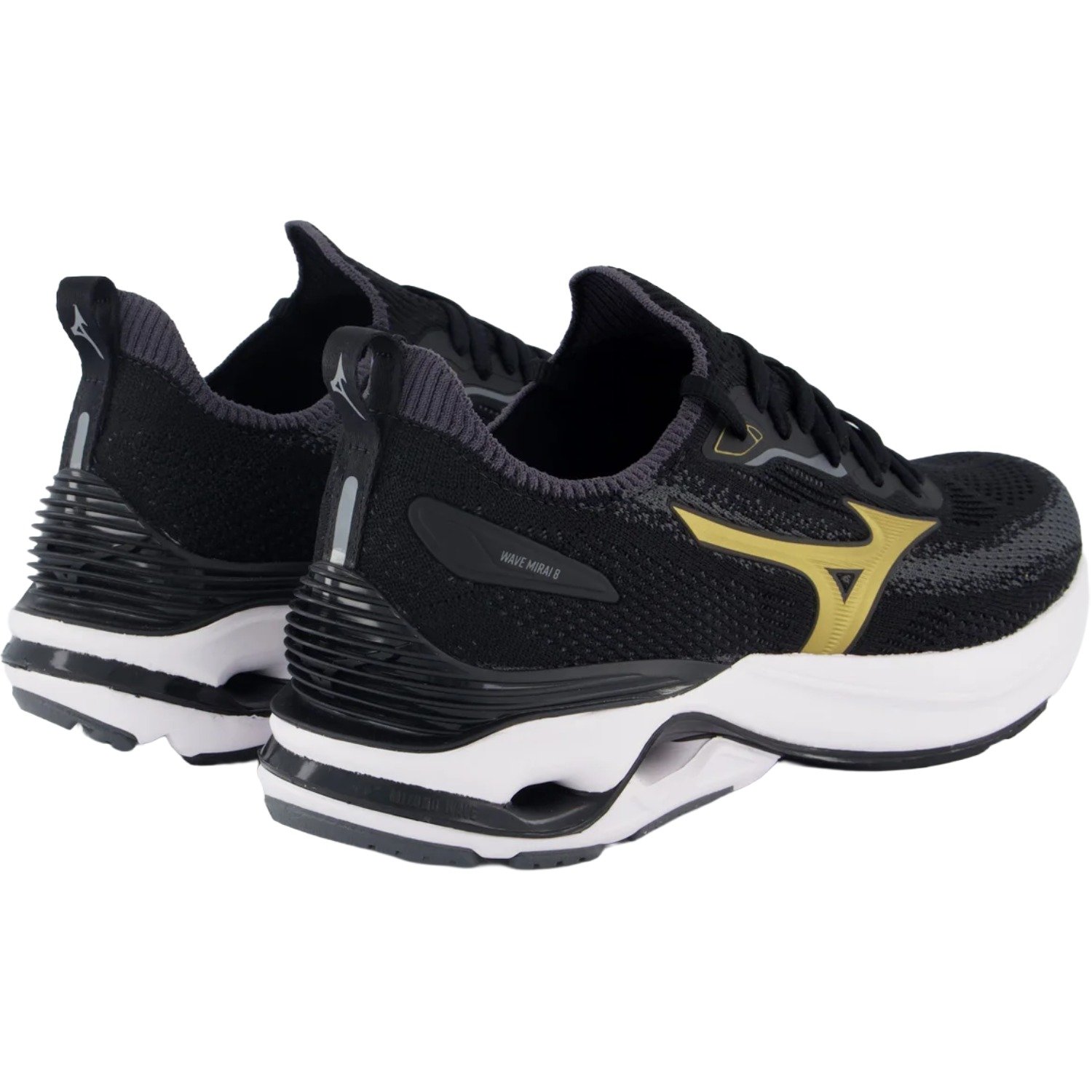 Tênis Mizuno Wave Mirai 8 Masculino Preto 3