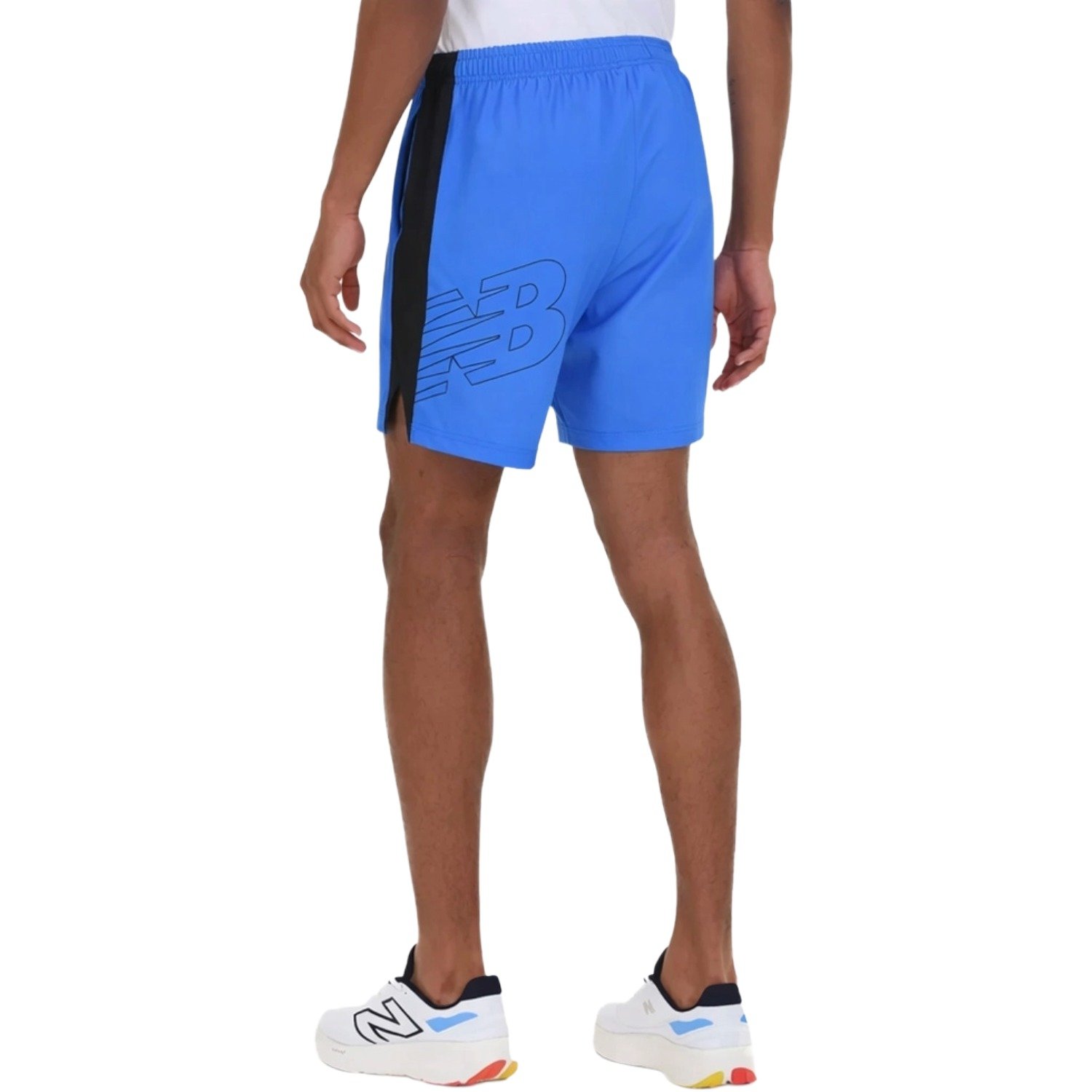 Bermuda New Balance Tenacity Logo 7 Masculino Azul 3