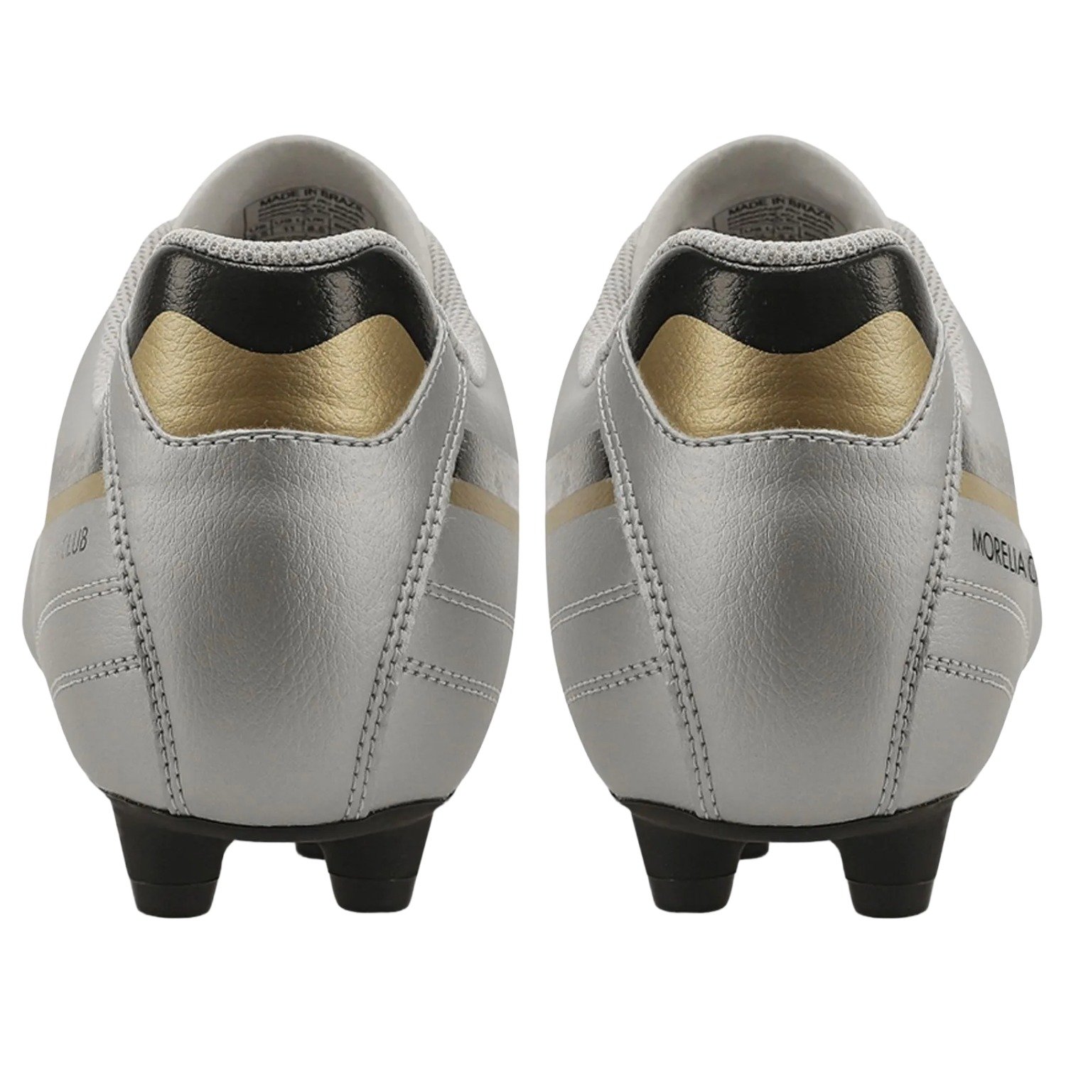 Chuteira Campo Mizuno Morelia Club MD Masculino Cinza 4