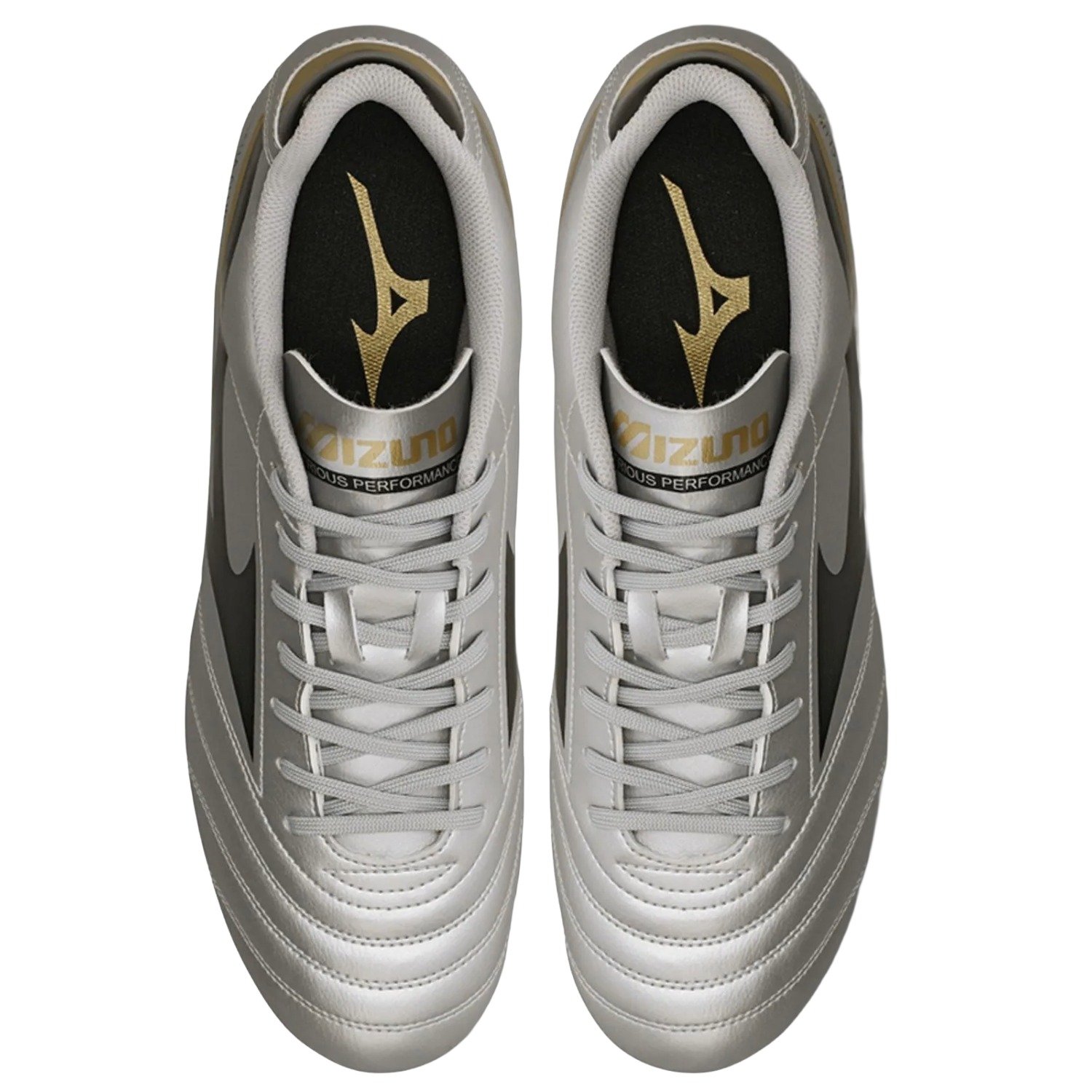 Chuteira Campo Mizuno Morelia Club MD Masculino Cinza 5