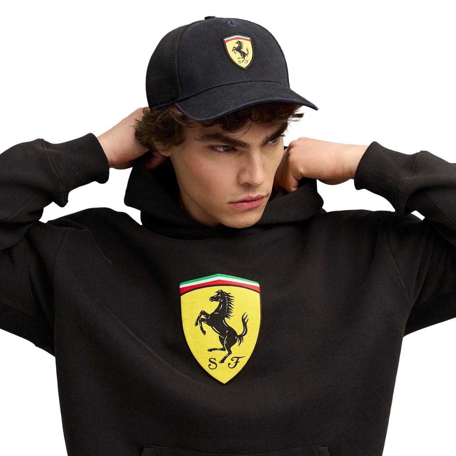 Boné Puma Ferrari Trucker Preto 3