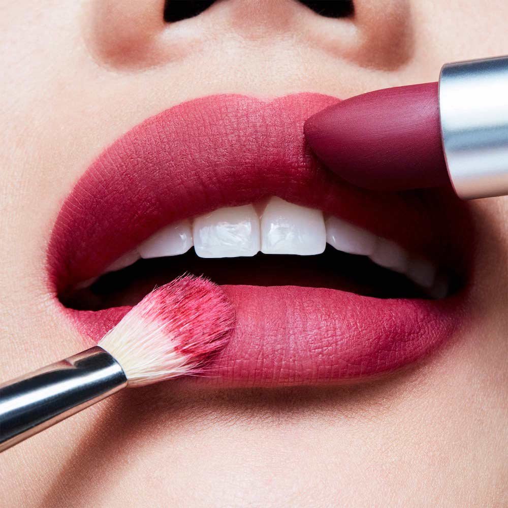 Batom MAC Powder Kiss Matte Hidratante - Burning Love Burning Love 2